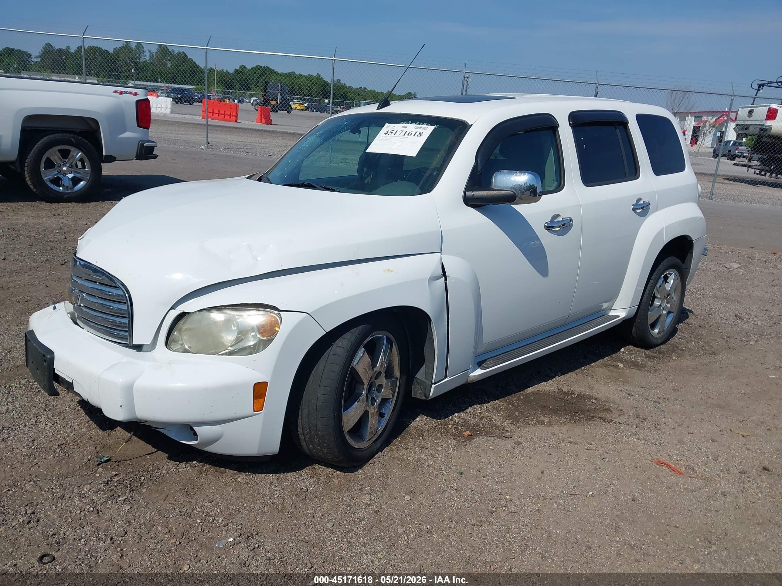 2011 Chevrolet Hhr Lt White vin: 3GNBACFU5BS601957