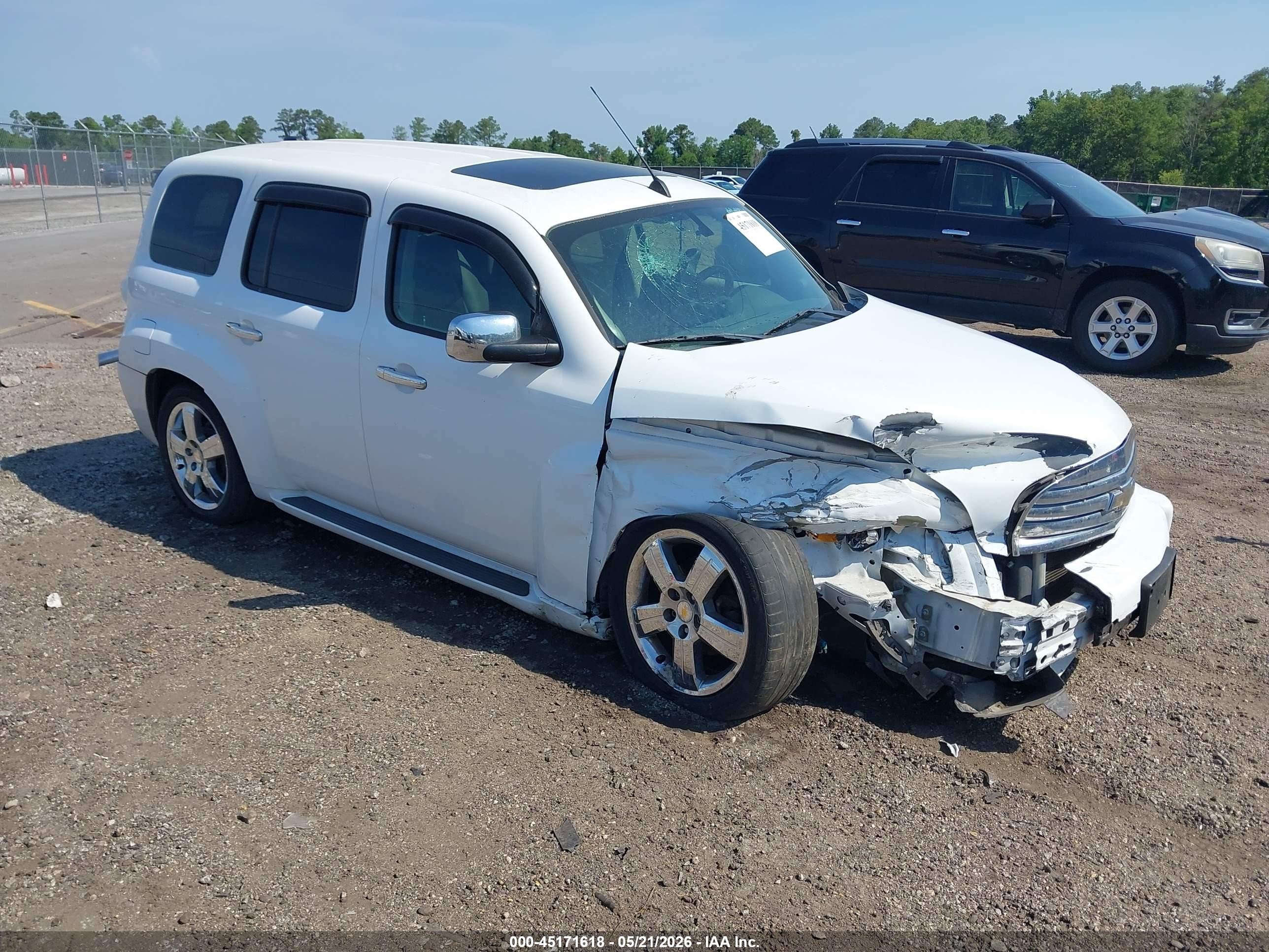 2011 Chevrolet Hhr Lt White vin: 3GNBACFU5BS601957