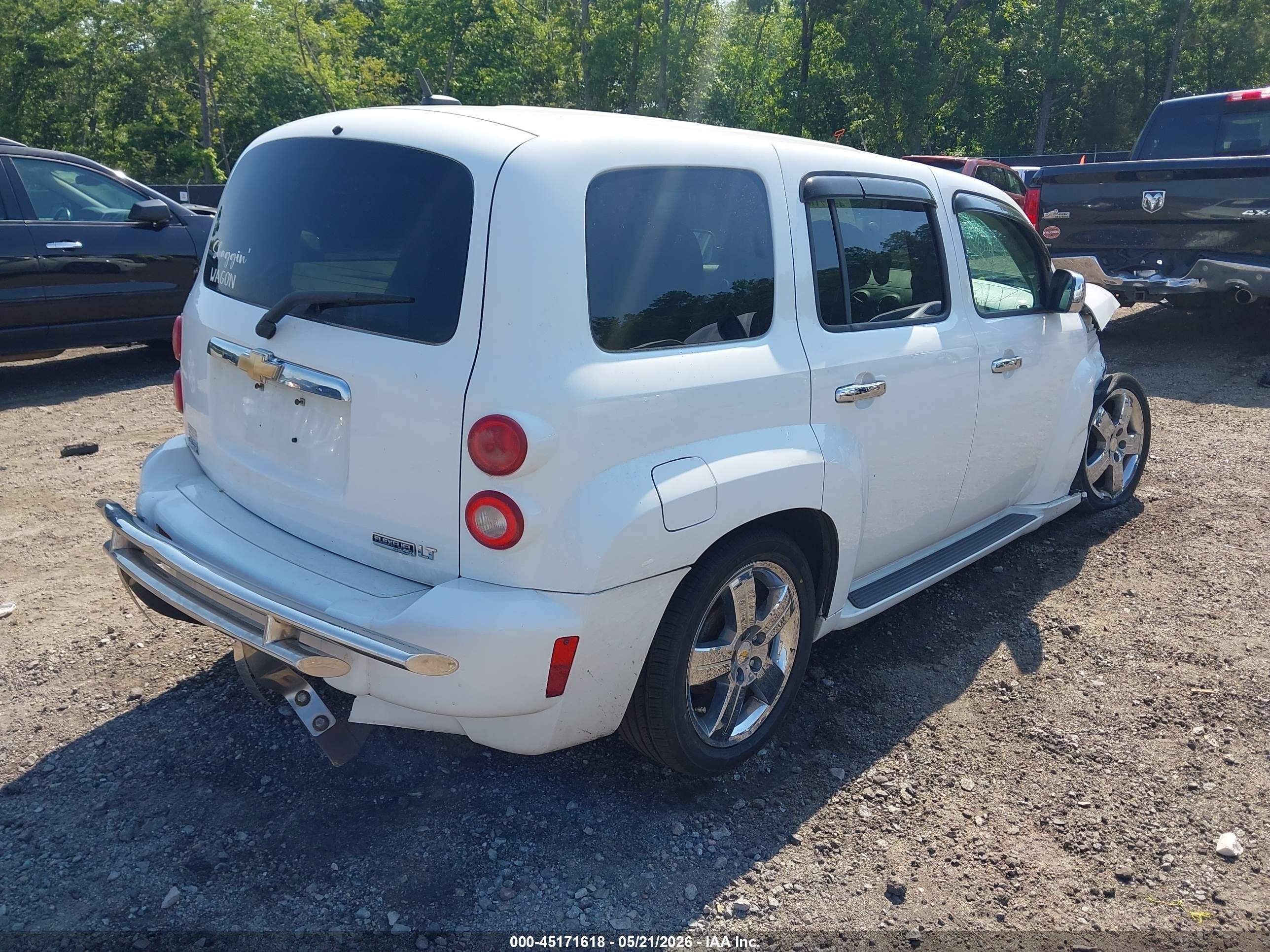 2011 Chevrolet Hhr Lt White vin: 3GNBACFU5BS601957