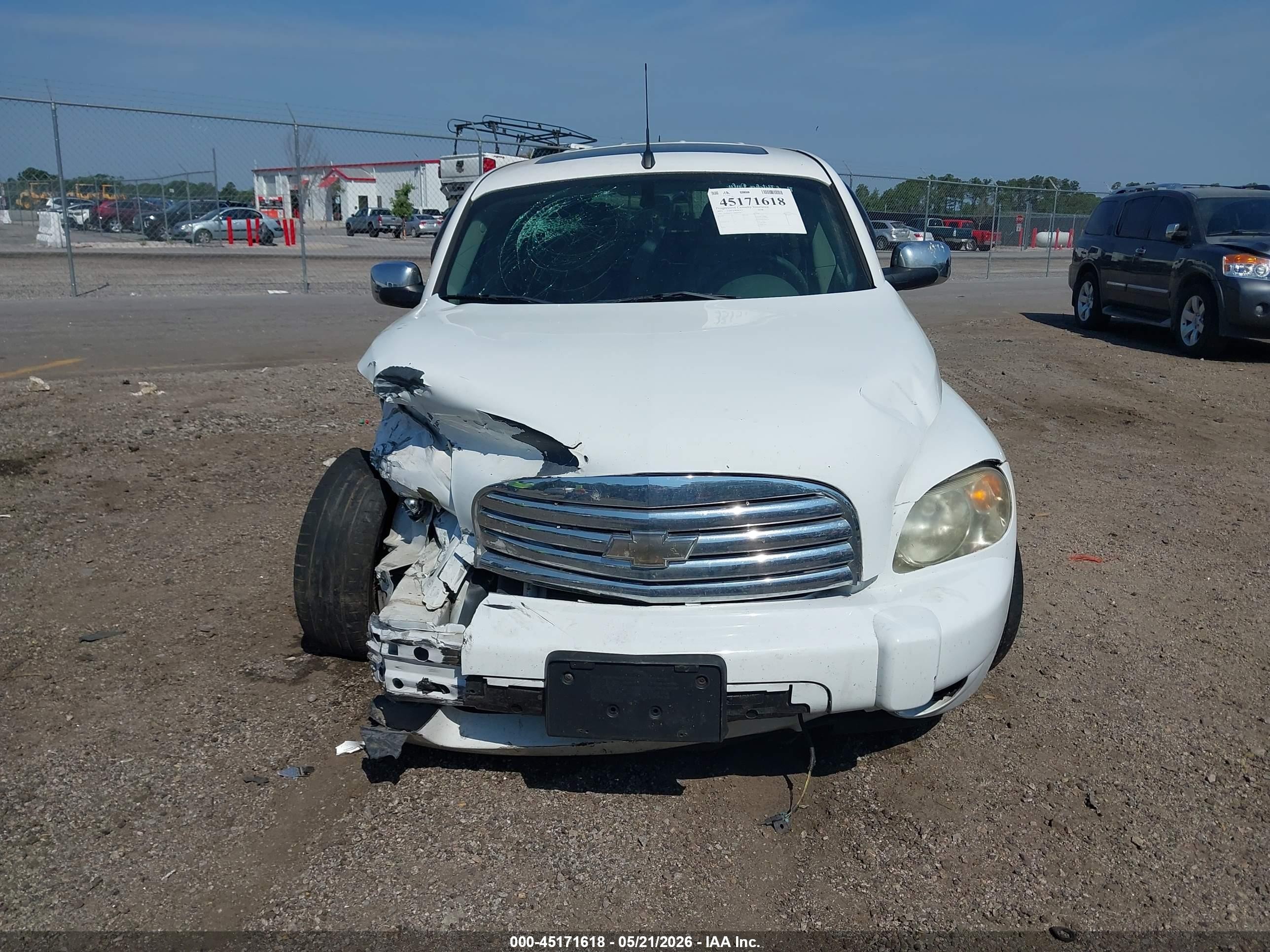 2011 Chevrolet Hhr Lt White vin: 3GNBACFU5BS601957