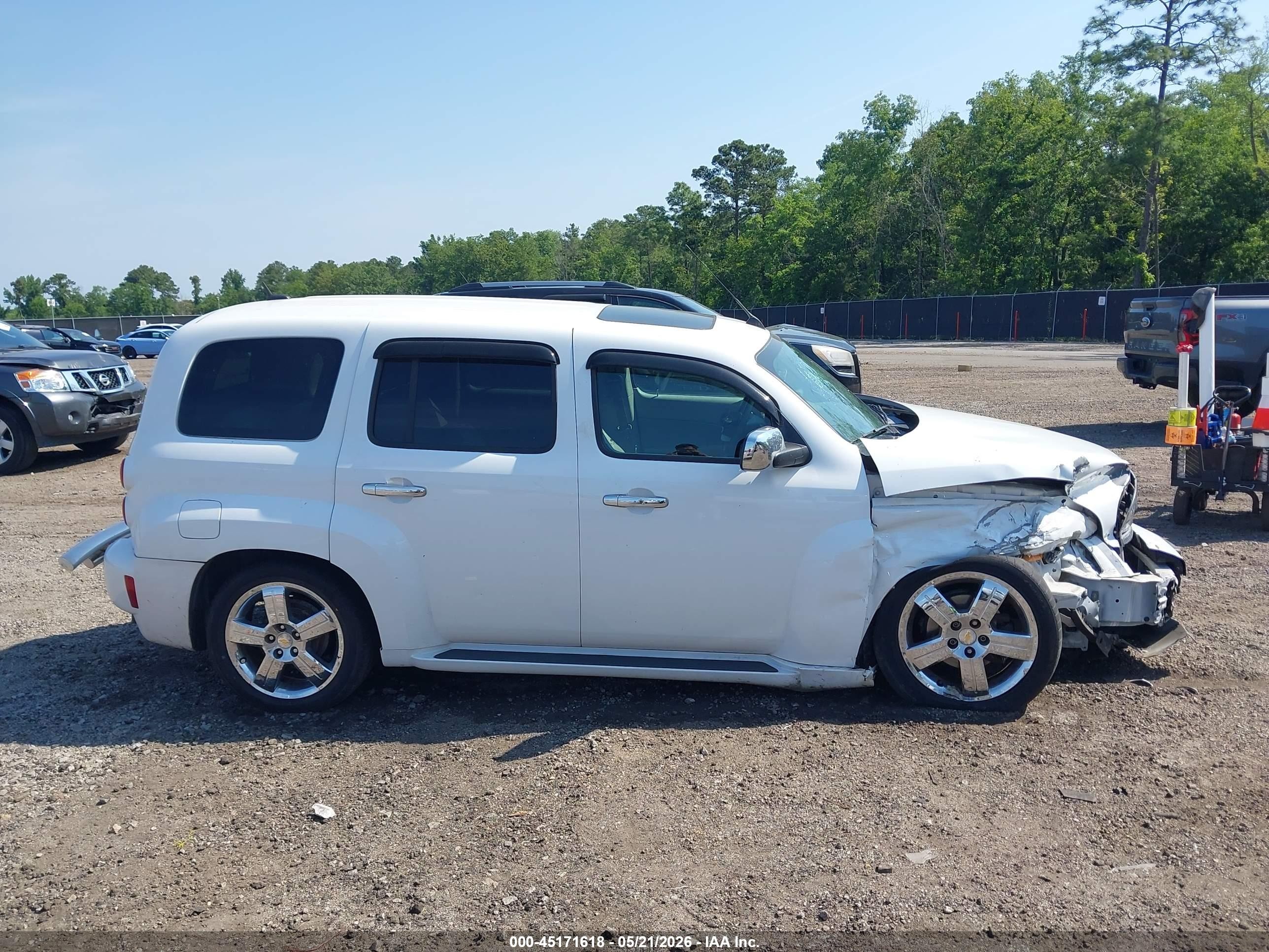 2011 Chevrolet Hhr Lt White vin: 3GNBACFU5BS601957