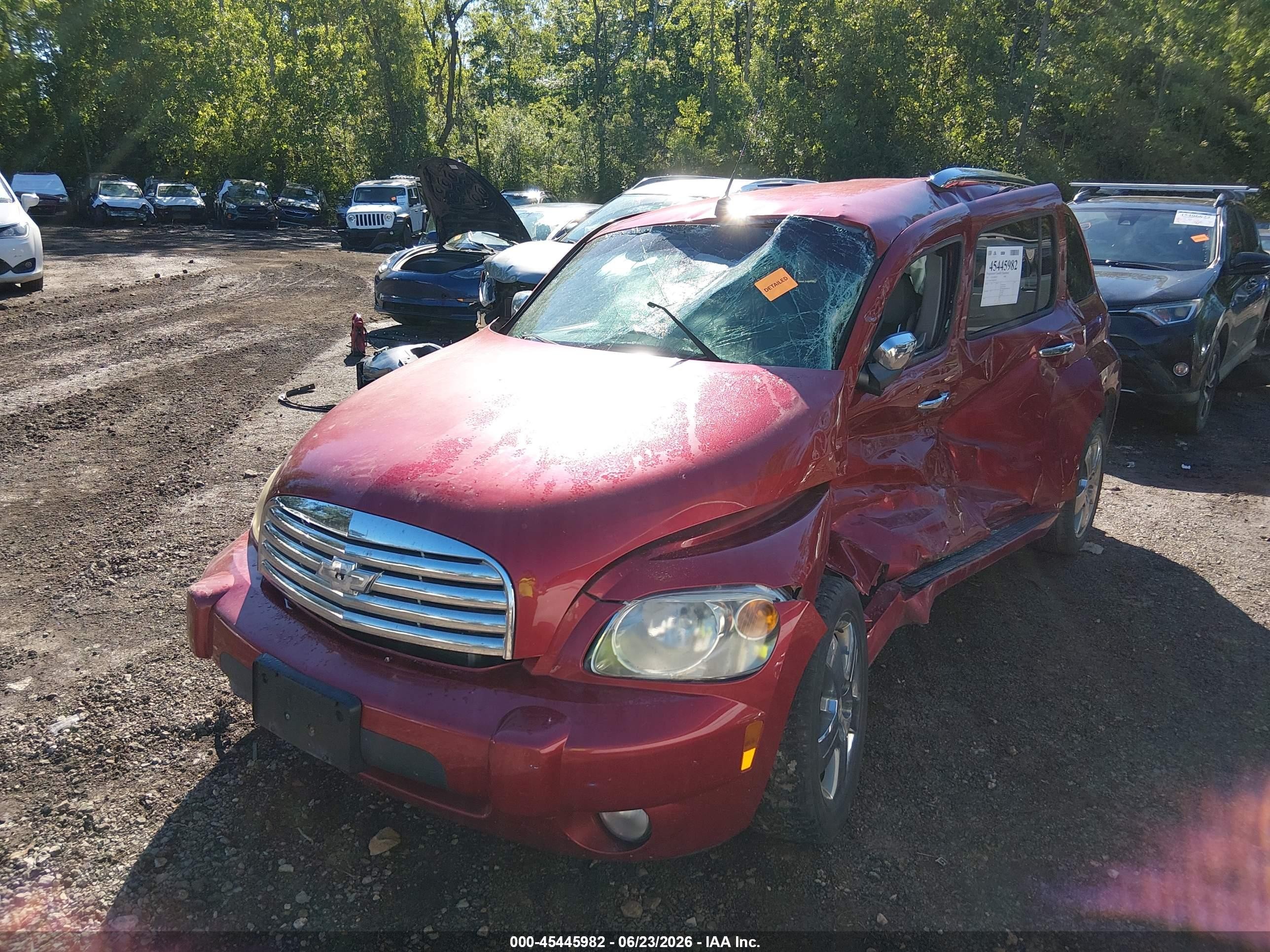 2011 Chevrolet Hhr Lt W/2lt Red vin: 3GNBACFU6BS509238