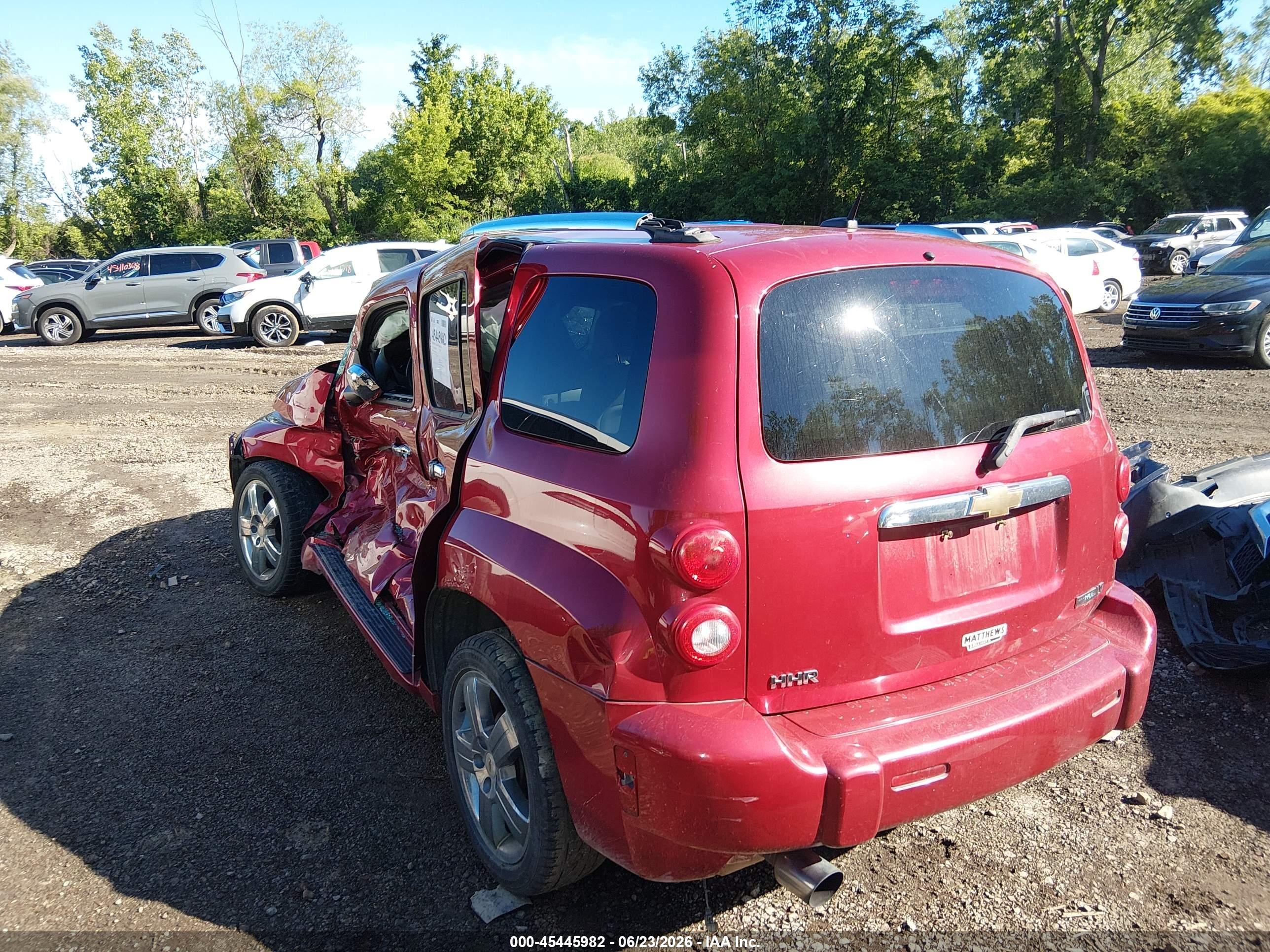 2011 Chevrolet Hhr Lt W/2lt Red vin: 3GNBACFU6BS509238