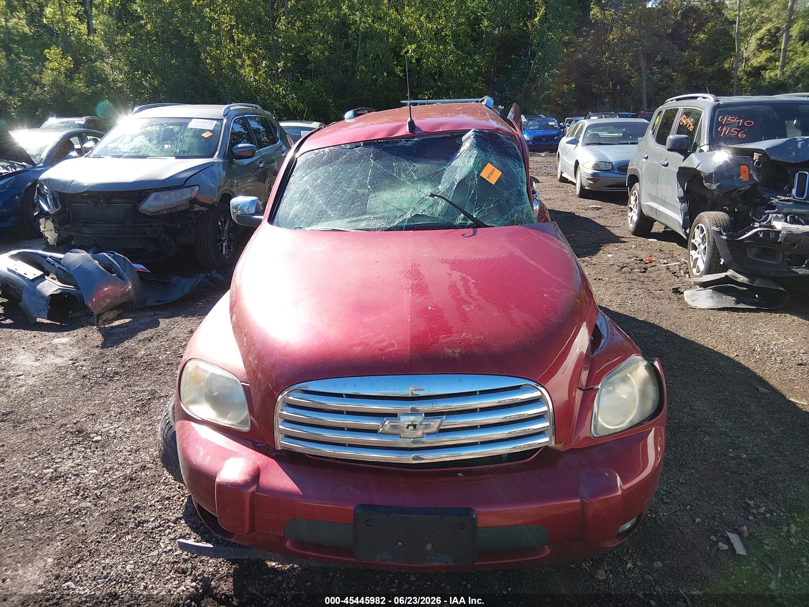 2011 Chevrolet Hhr Lt W/2lt Red vin: 3GNBACFU6BS509238