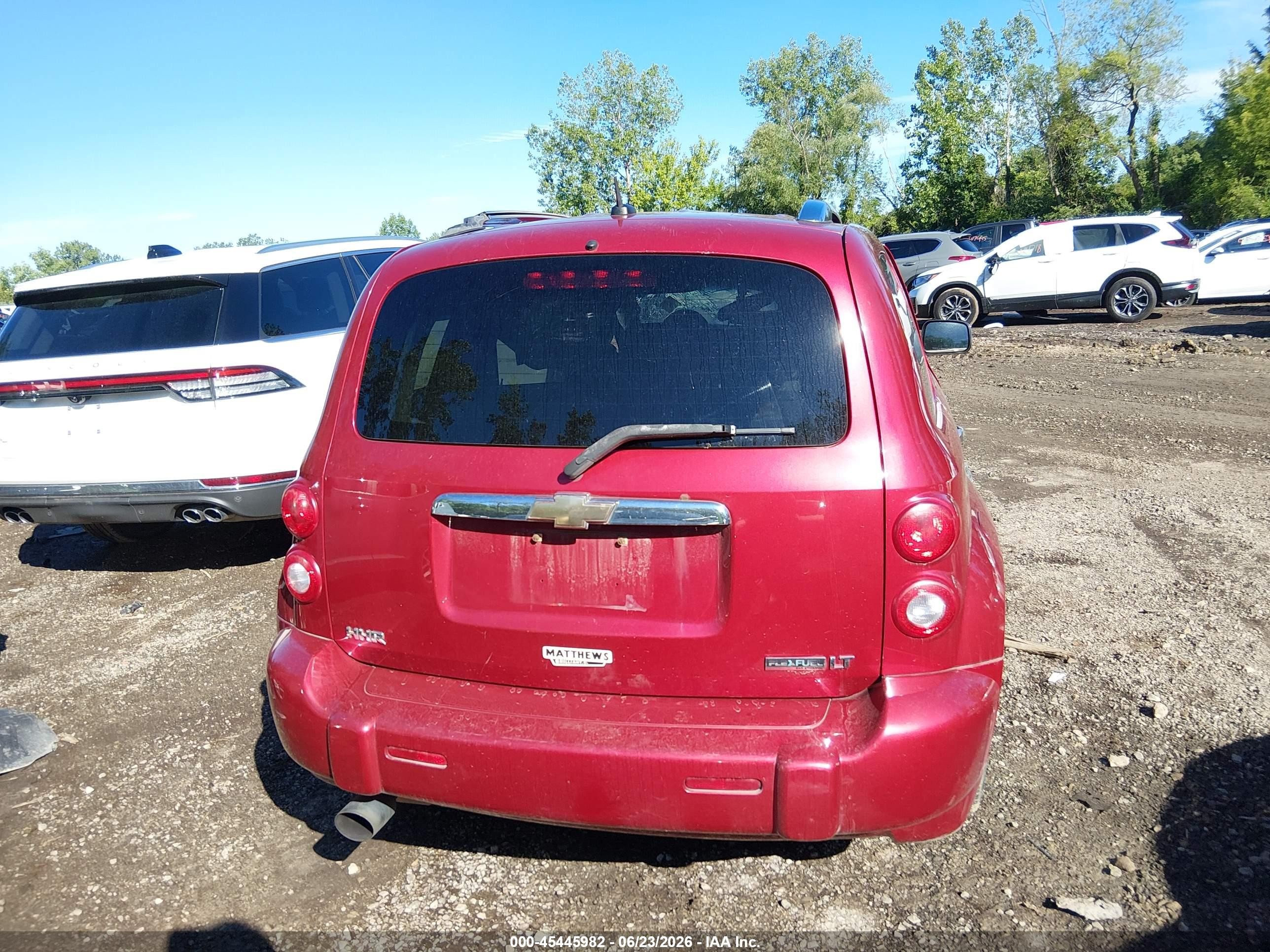 2011 Chevrolet Hhr Lt W/2lt Red vin: 3GNBACFU6BS509238