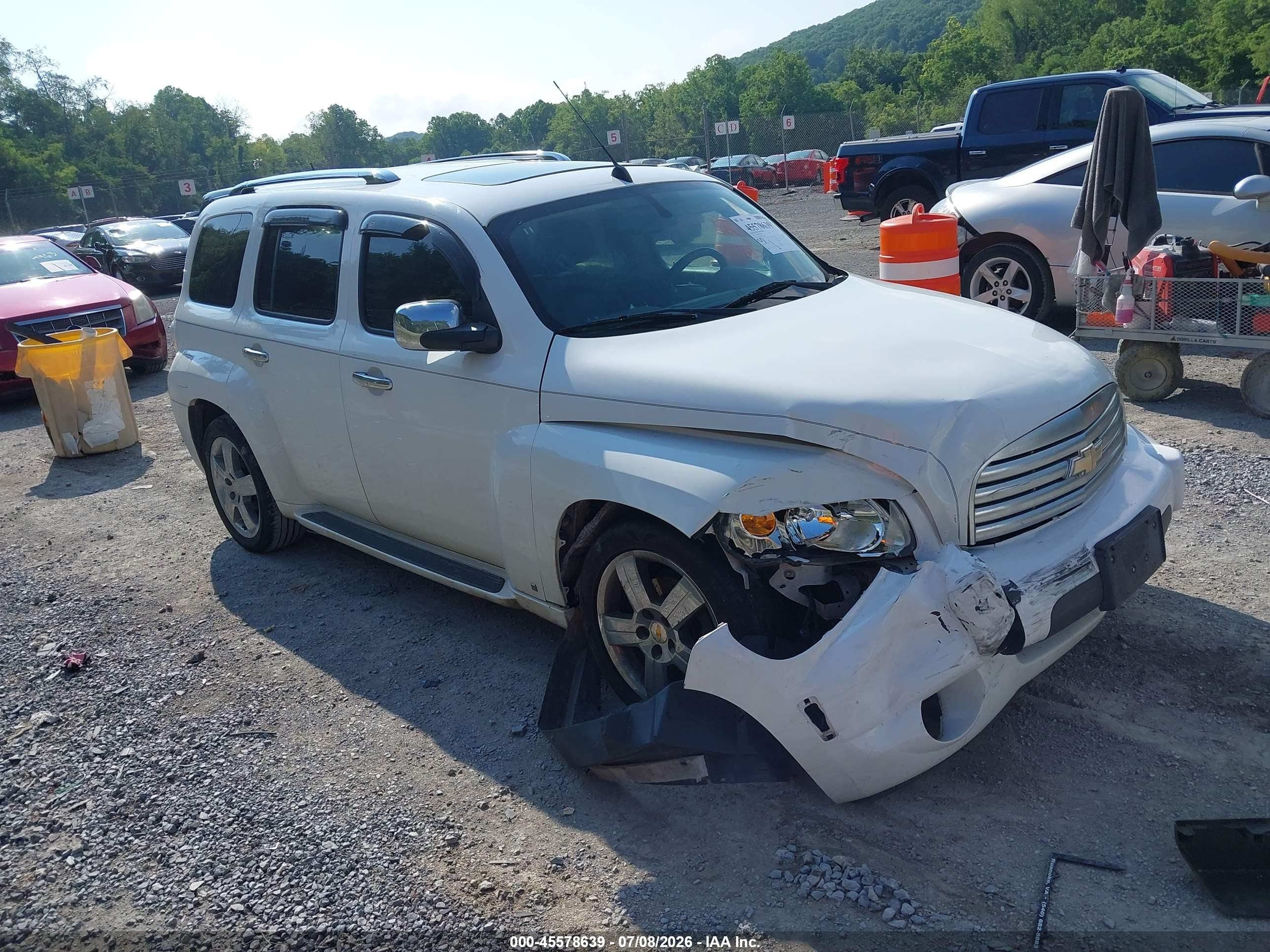 2011 Chevrolet Hhr Lt W/2lt White vin: 3GNBACFU9BS515860