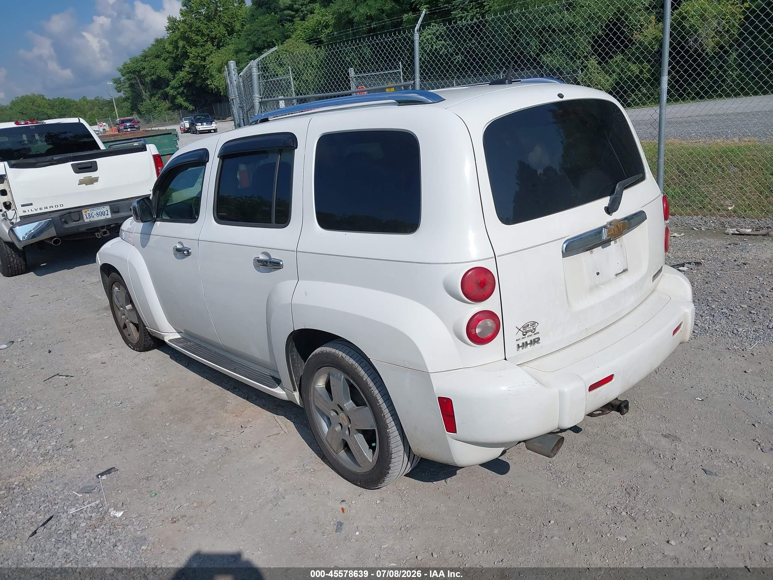 2011 Chevrolet Hhr Lt W/2lt White vin: 3GNBACFU9BS515860