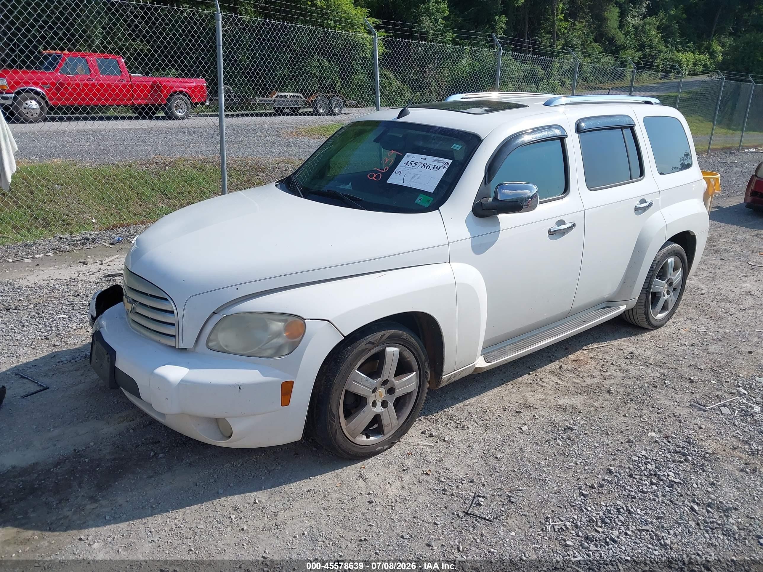 2011 Chevrolet Hhr Lt W/2lt White vin: 3GNBACFU9BS515860