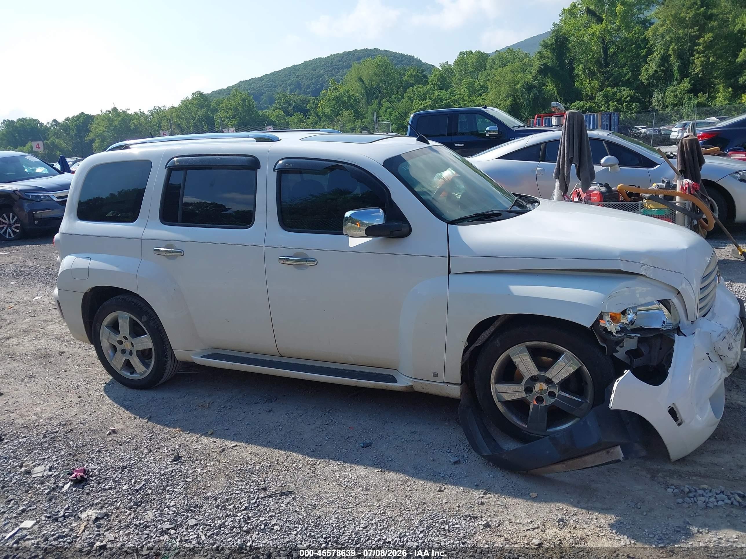 2011 Chevrolet Hhr Lt W/2lt White vin: 3GNBACFU9BS515860