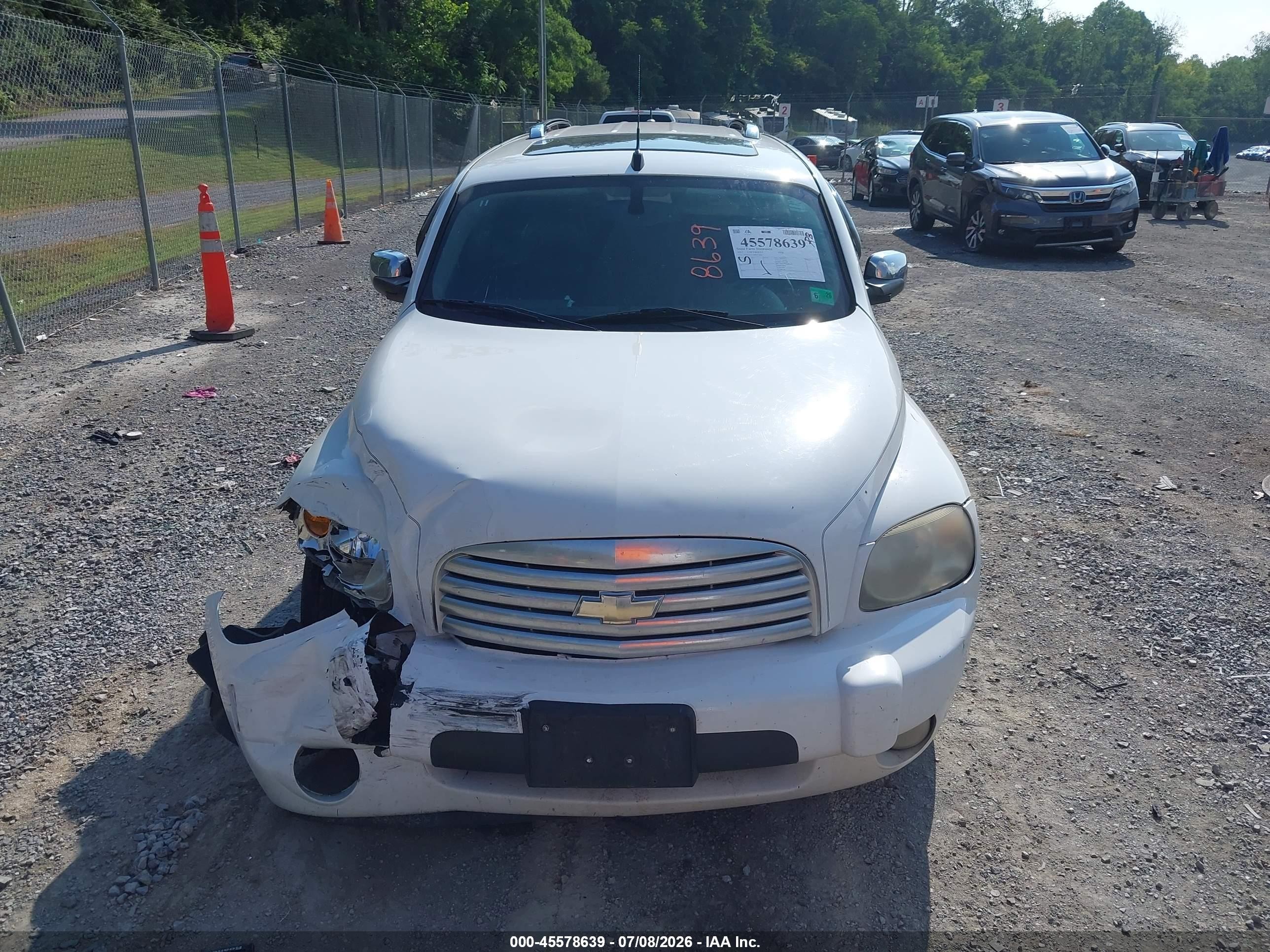 2011 Chevrolet Hhr Lt W/2lt White vin: 3GNBACFU9BS515860