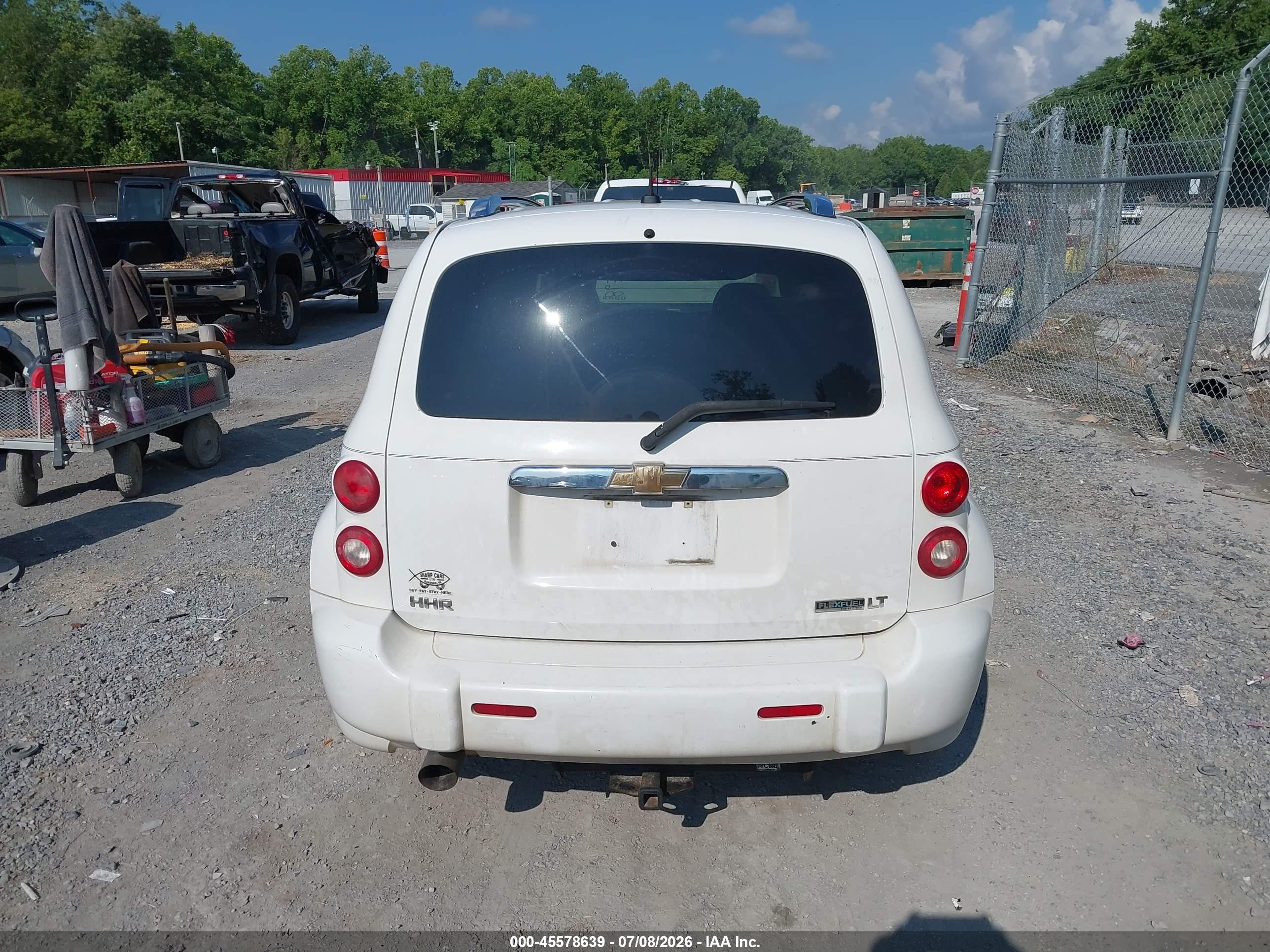 2011 Chevrolet Hhr Lt W/2lt White vin: 3GNBACFU9BS515860
