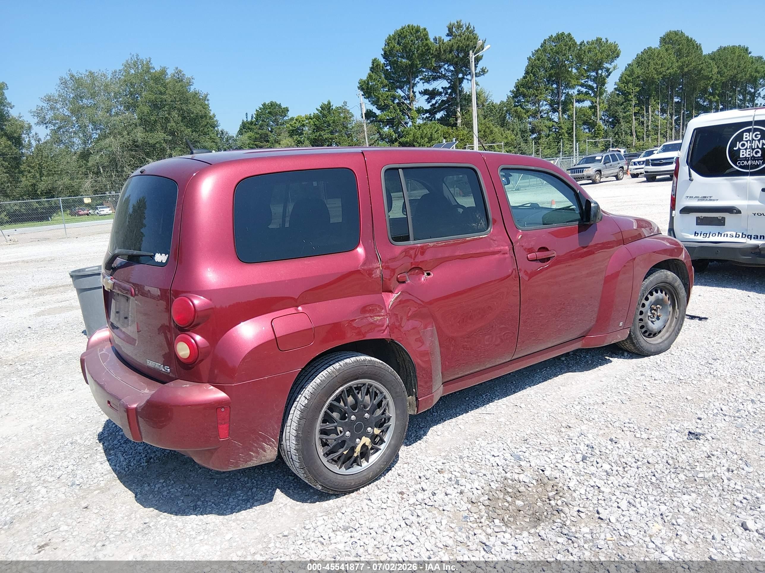 2009 Chevrolet Hhr Ls Красный vin: 3GNCA13B09S502615