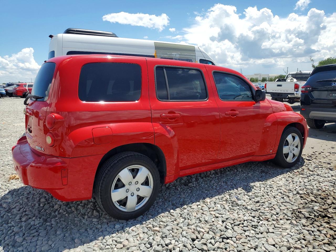 2009 Chevrolet Hhr Ls Red vin: 3GNCA13B09S636833