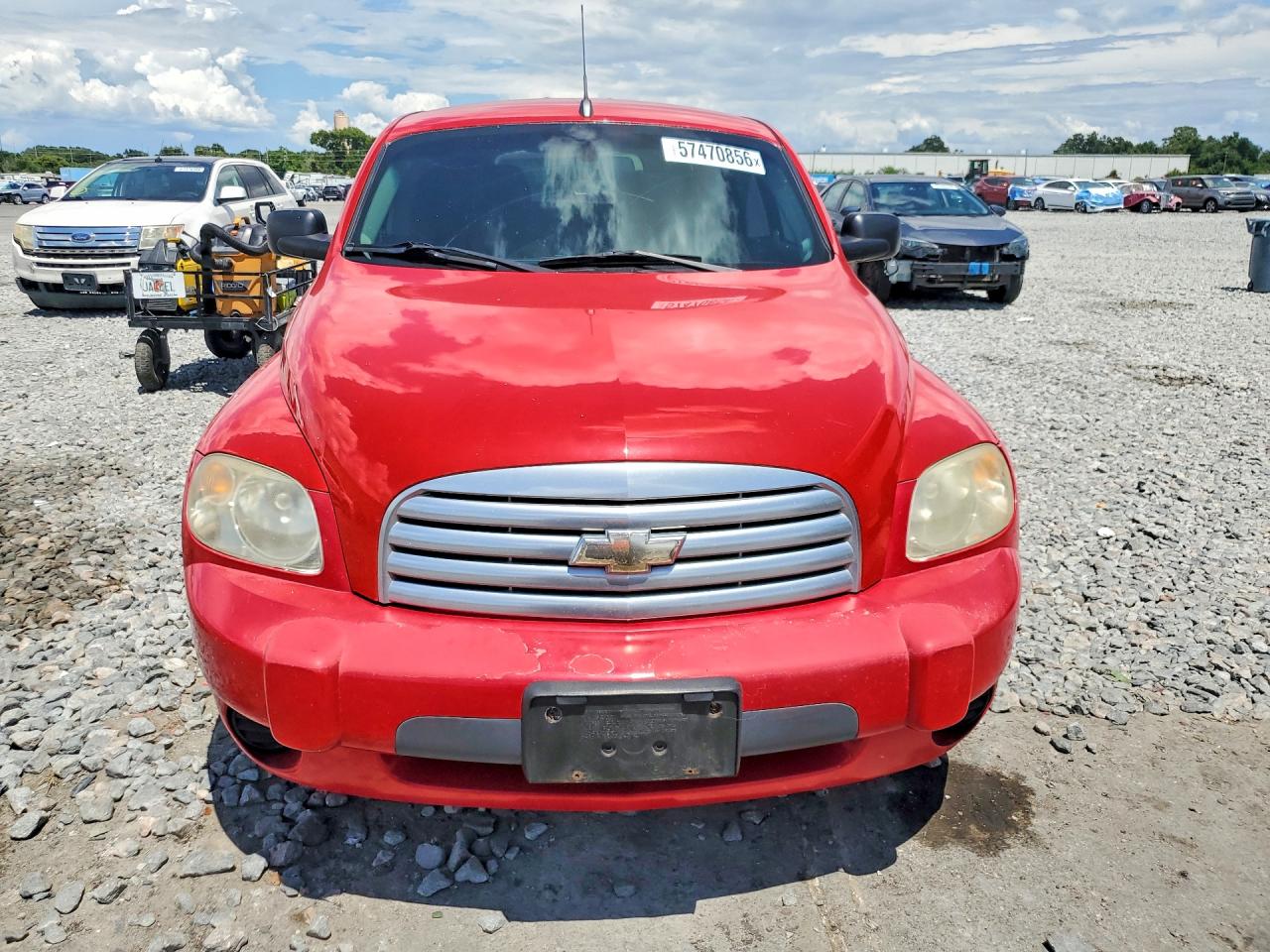 2009 Chevrolet Hhr Ls Red vin: 3GNCA13B09S636833