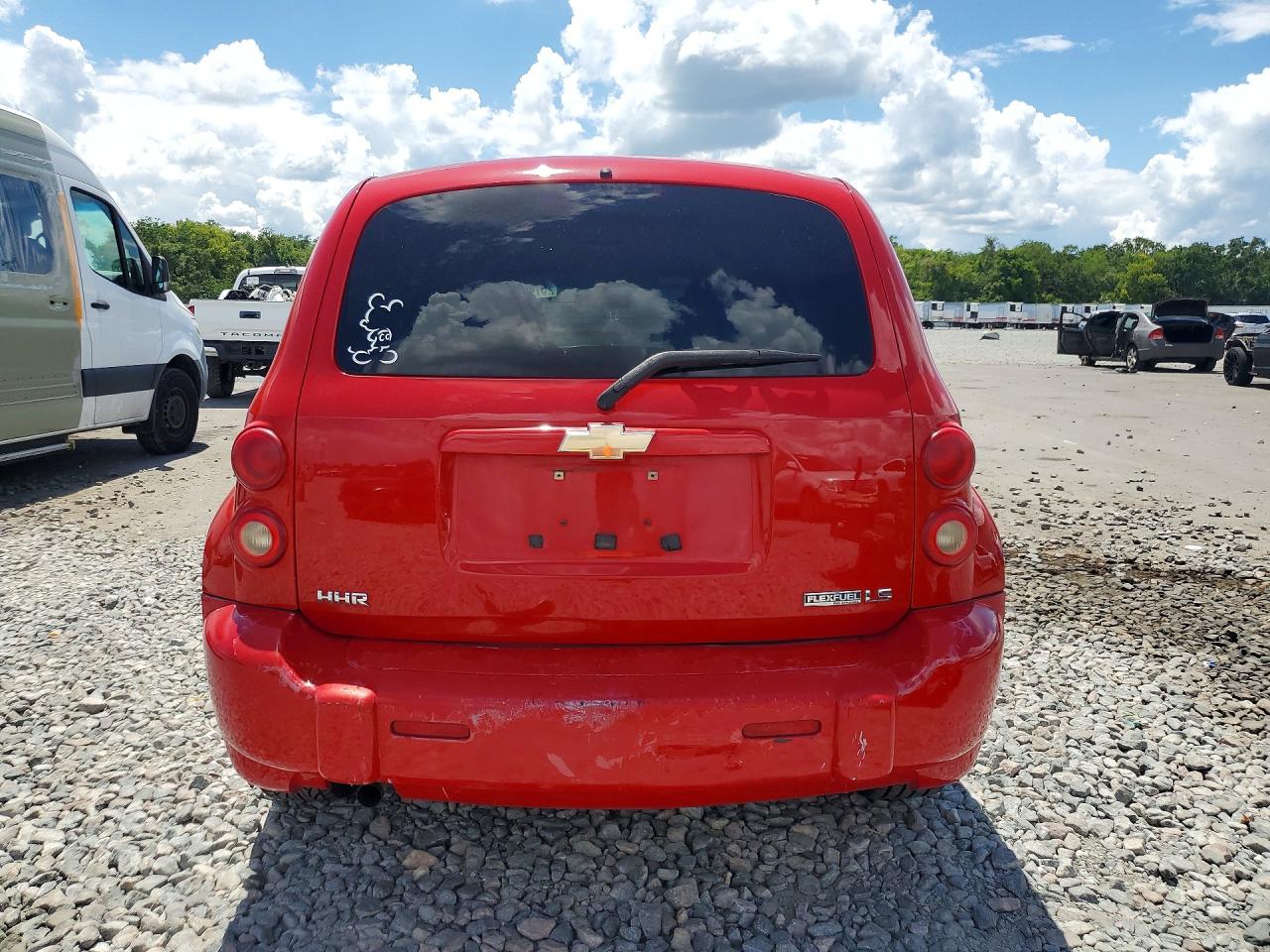 2009 Chevrolet Hhr Ls Red vin: 3GNCA13B09S636833
