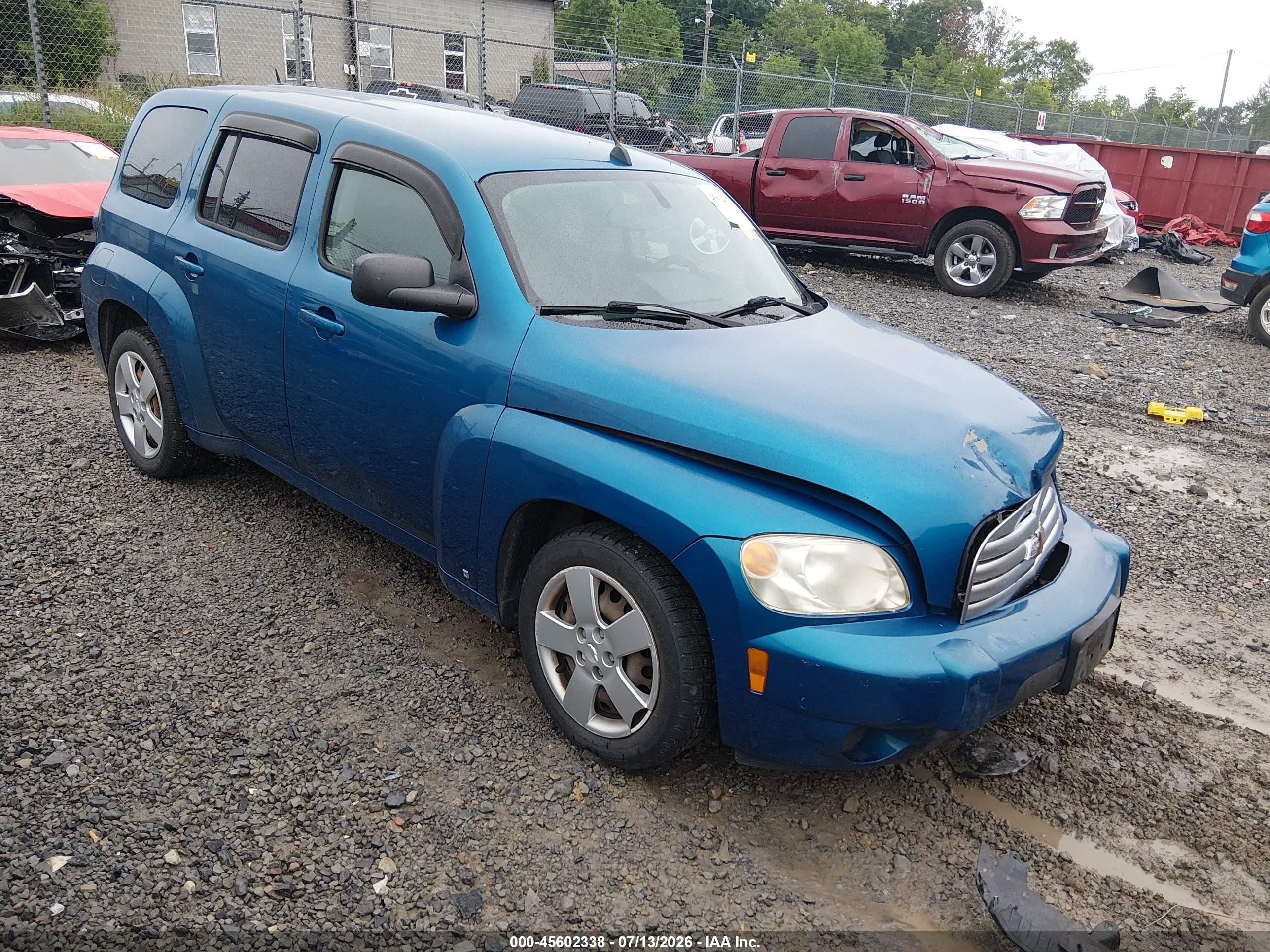 2009 Chevrolet Hhr Ls Blue vin: 3GNCA13B19S600083