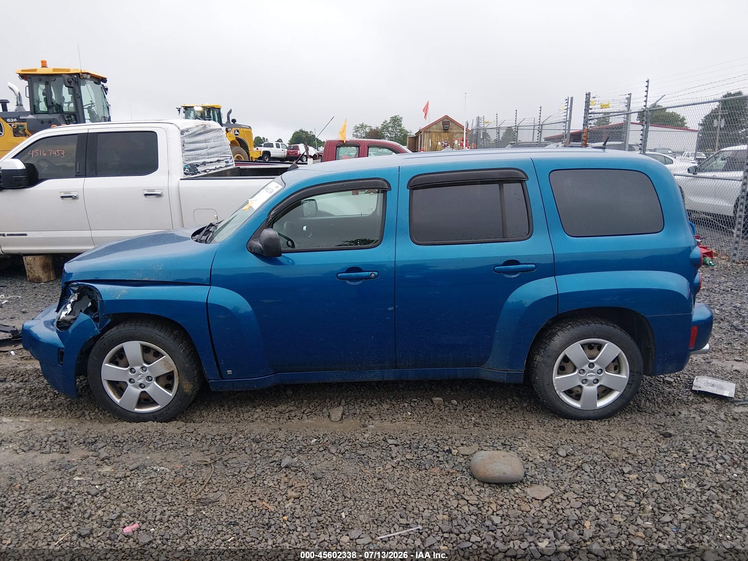 2009 Chevrolet Hhr Ls Blue vin: 3GNCA13B19S600083