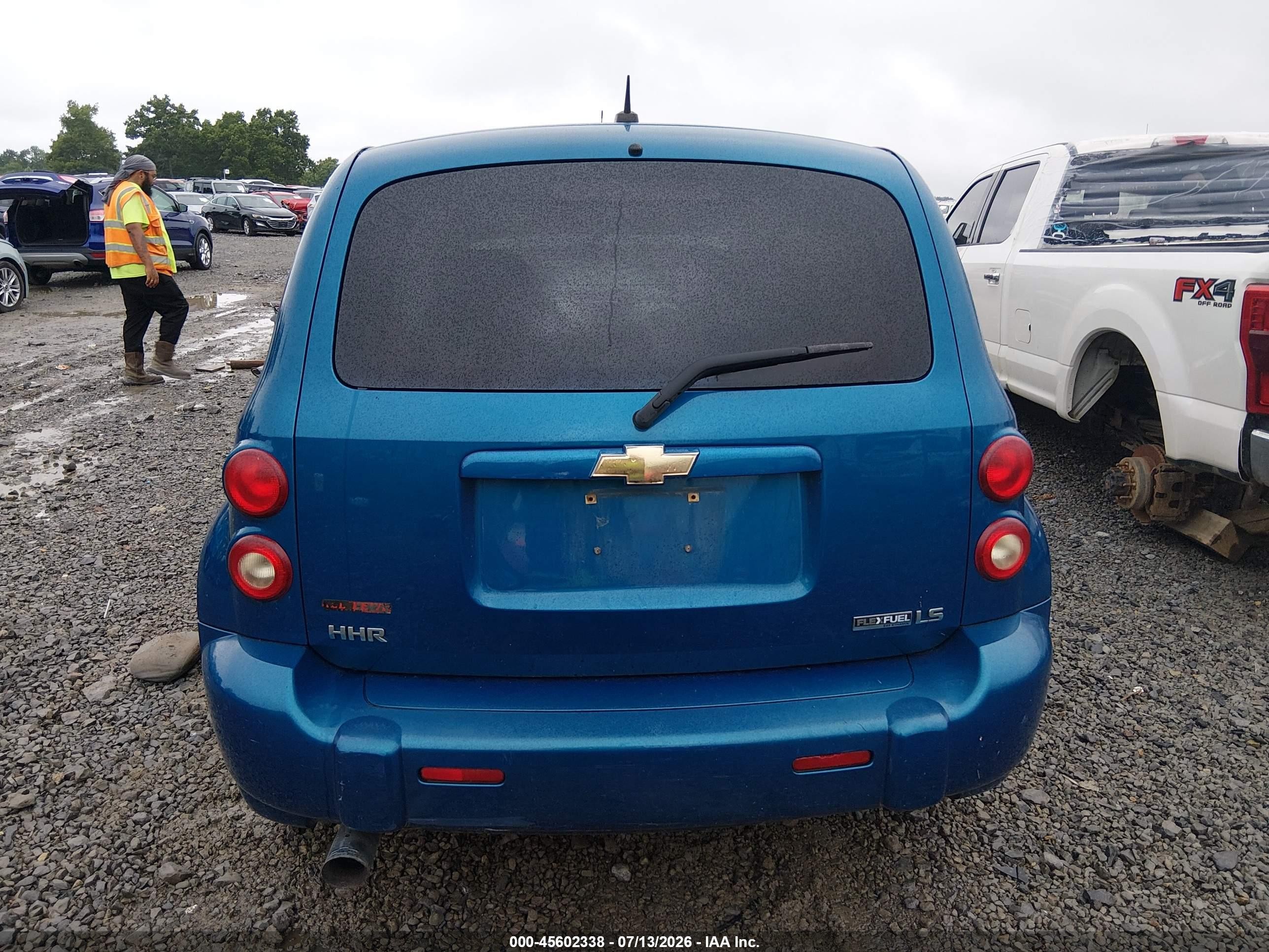 2009 Chevrolet Hhr Ls Blue vin: 3GNCA13B19S600083