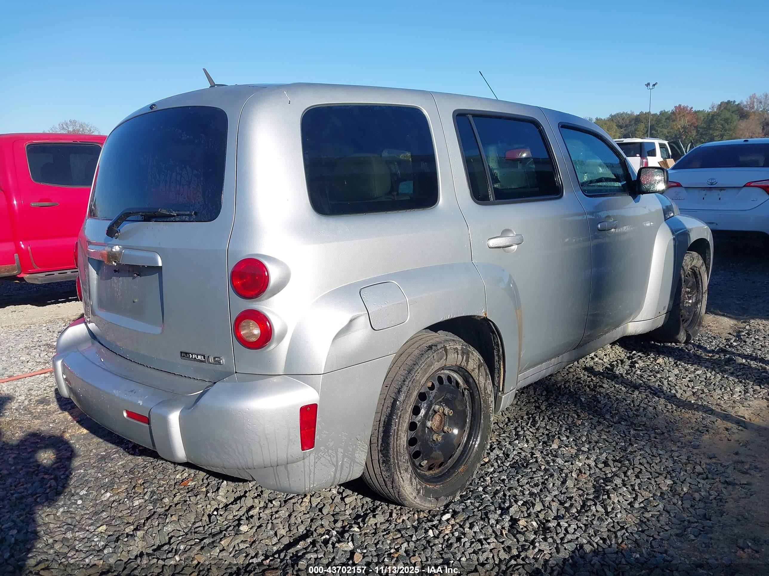 2009 Chevrolet Hhr Ls Серебряный vin: 3GNCA13B29S598263