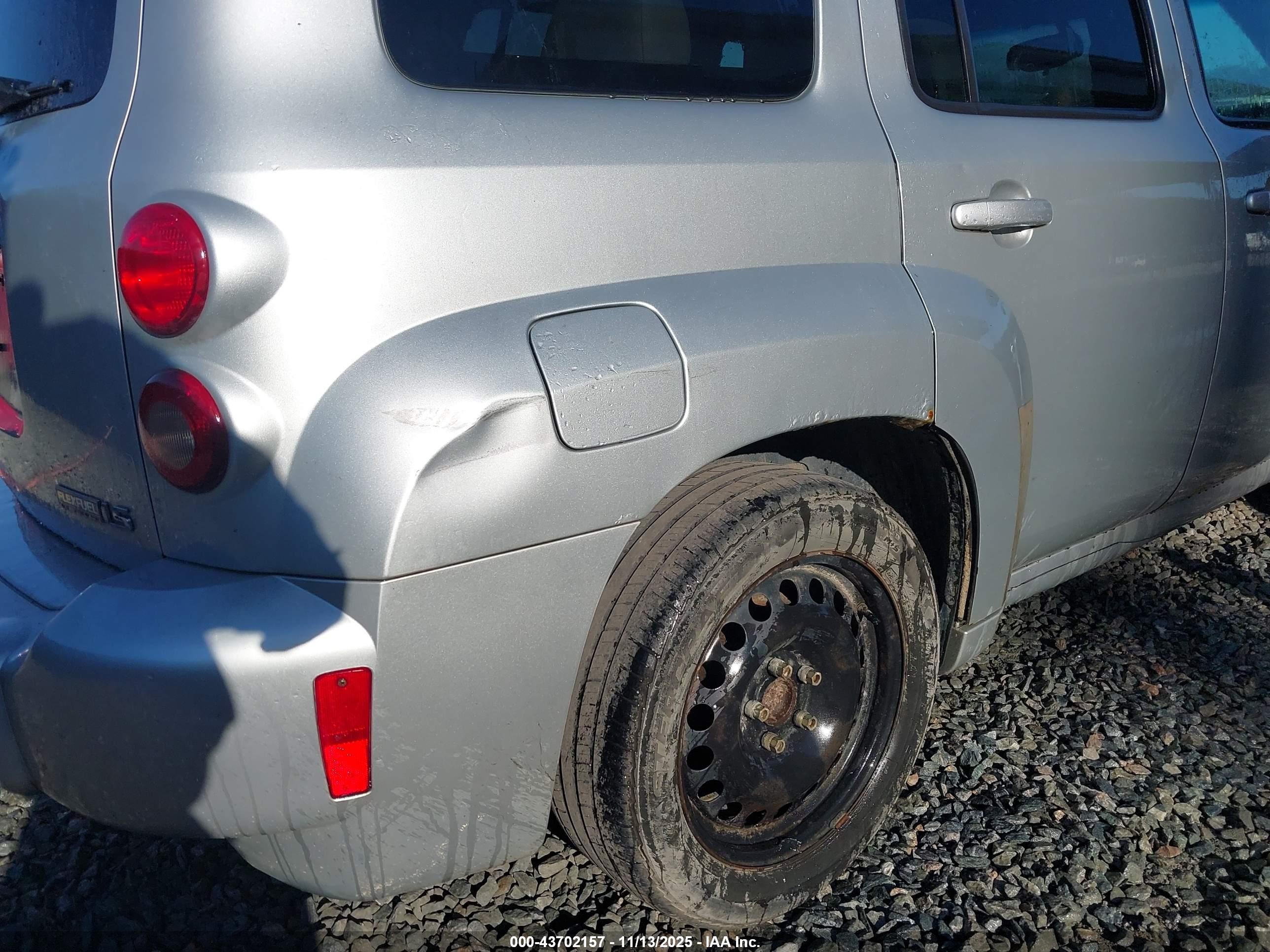 2009 Chevrolet Hhr Ls Серебряный vin: 3GNCA13B29S598263