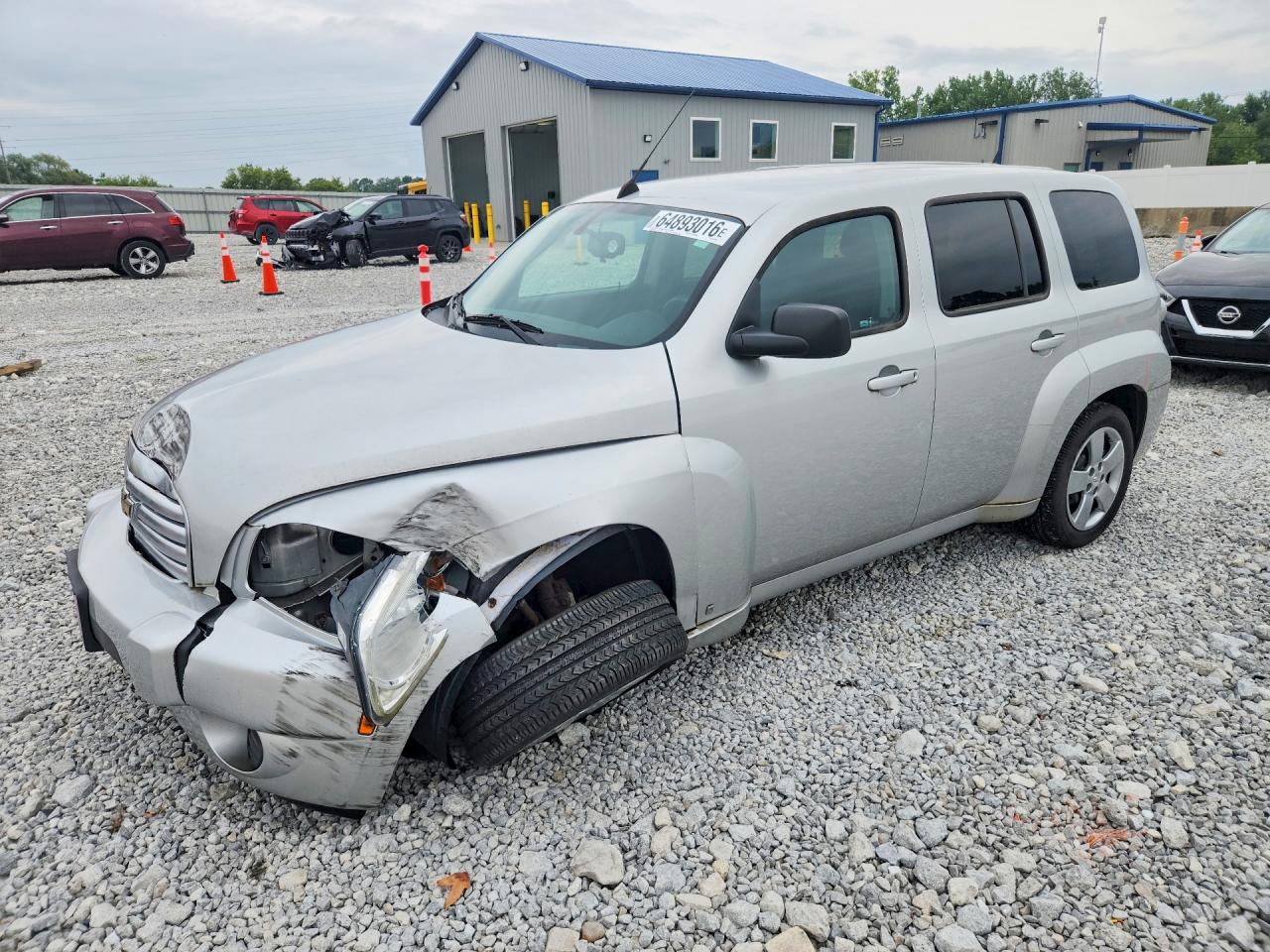 2009 Chevrolet Hhr Ls Silver vin: 3GNCA13B39S578328