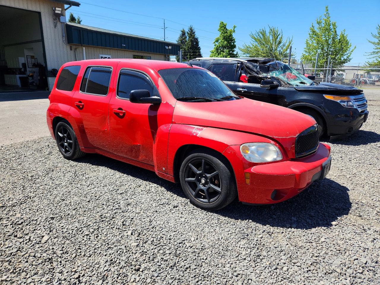 2009 Chevrolet Hhr Ls Red vin: 3GNCA13B49S583666