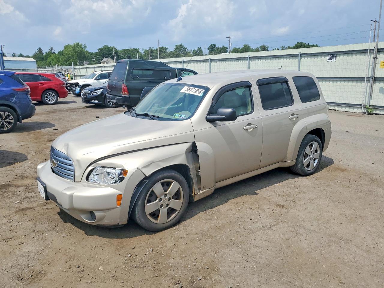 2009 Chevrolet Hhr Ls Gold vin: 3GNCA13B59S566116