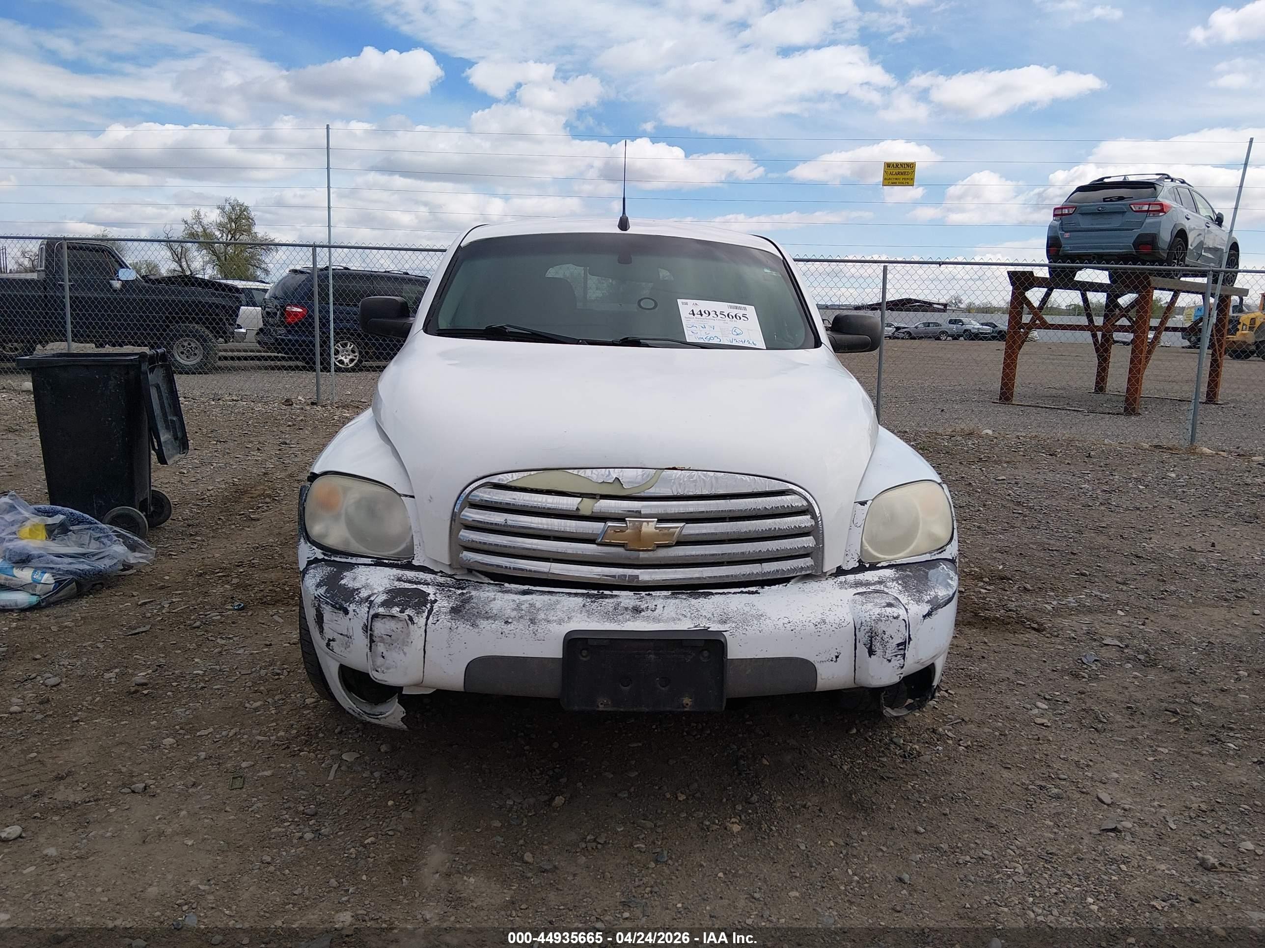 2009 Chevrolet Hhr Ls Белый vin: 3GNCA13B69S598699