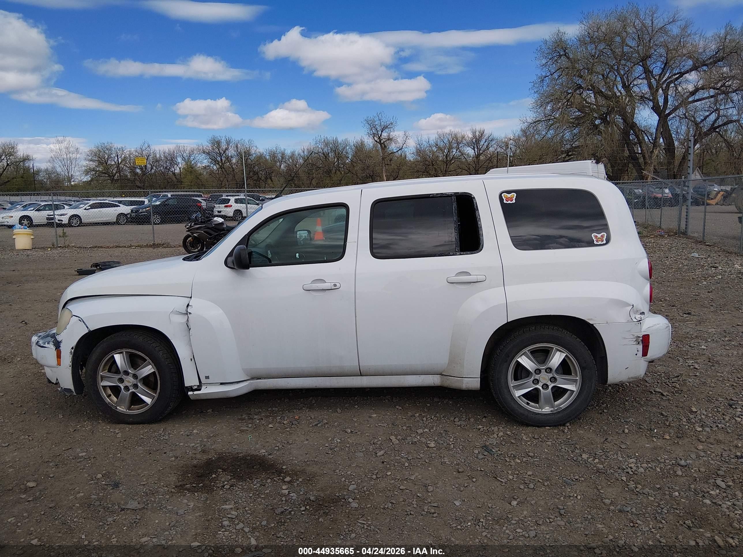 2009 Chevrolet Hhr Ls Белый vin: 3GNCA13B69S598699