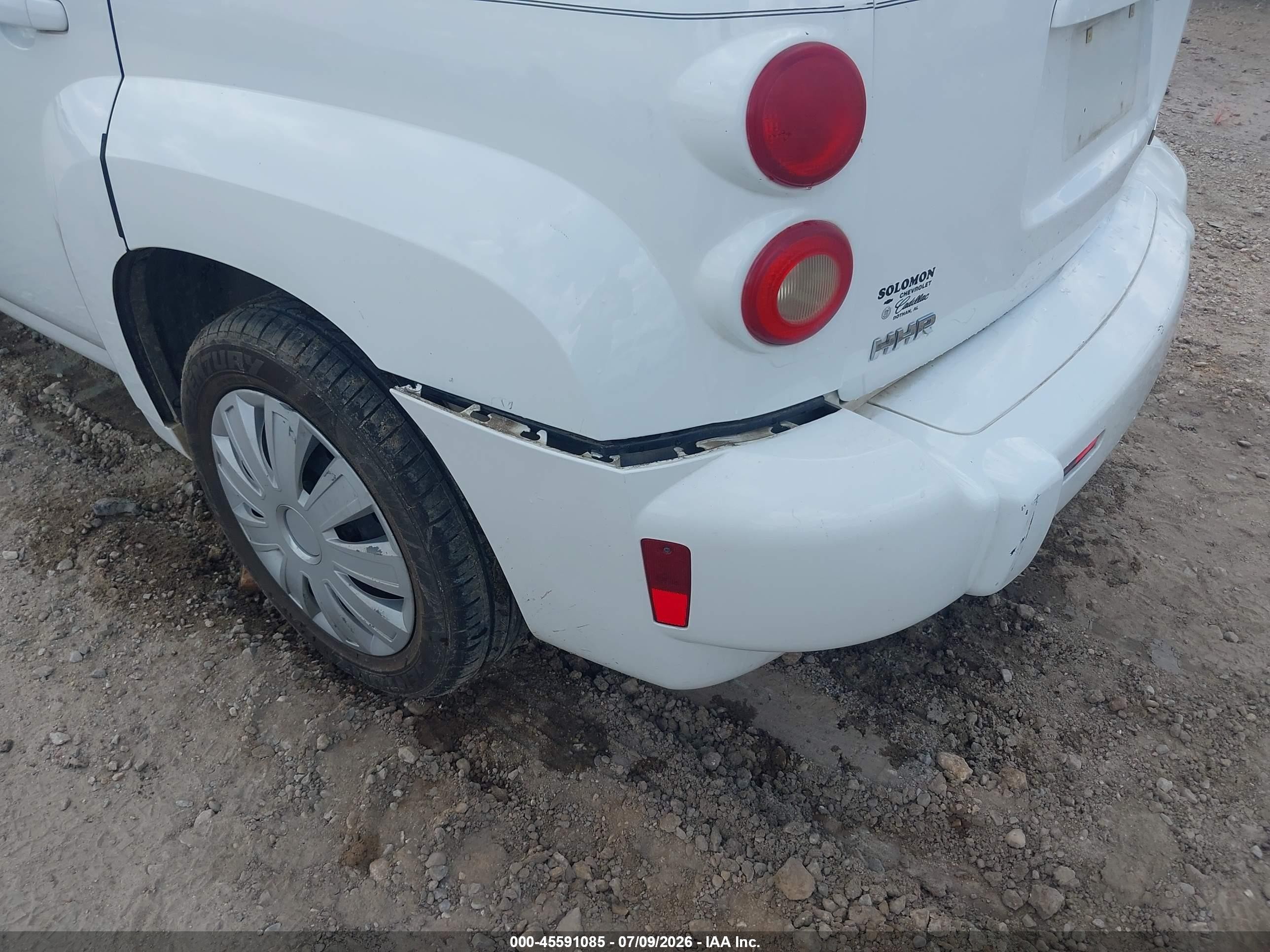 2009 Chevrolet Hhr Ls White vin: 3GNCA13B79S609340