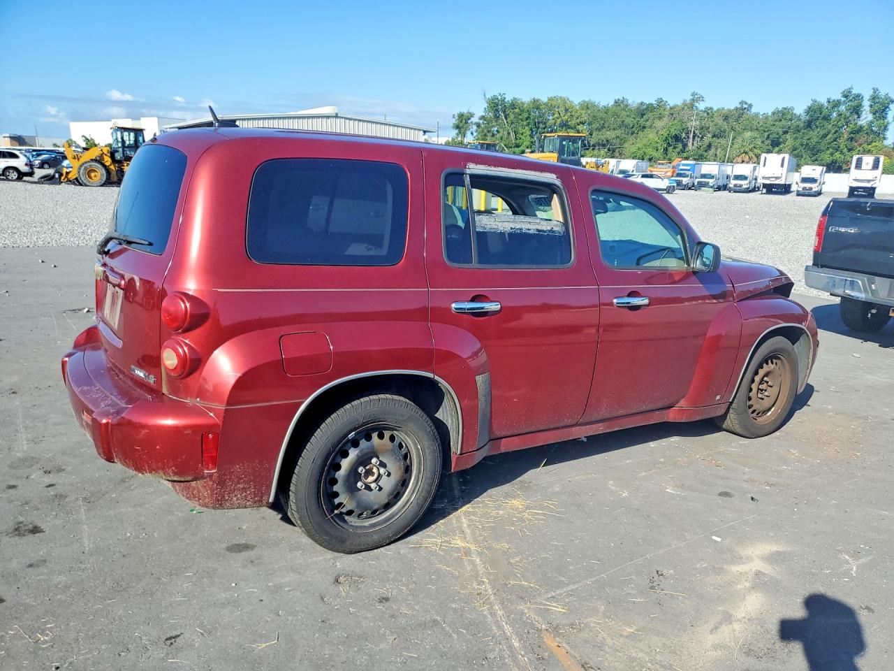2009 Chevrolet Hhr Ls Maroon vin: 3GNCA13B99S584067