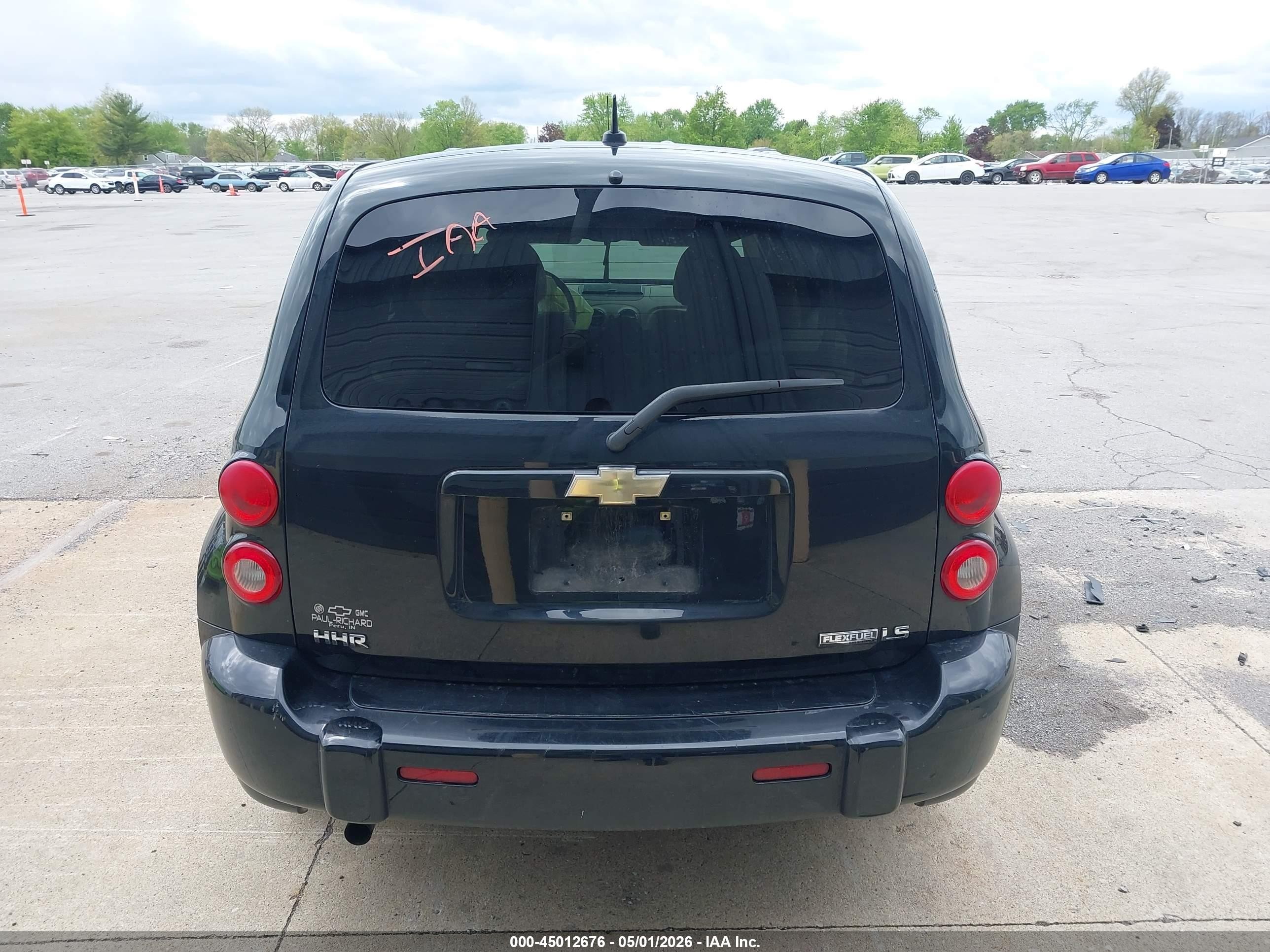 2009 Chevrolet Hhr Ls Black vin: 3GNCA13BX9S543110