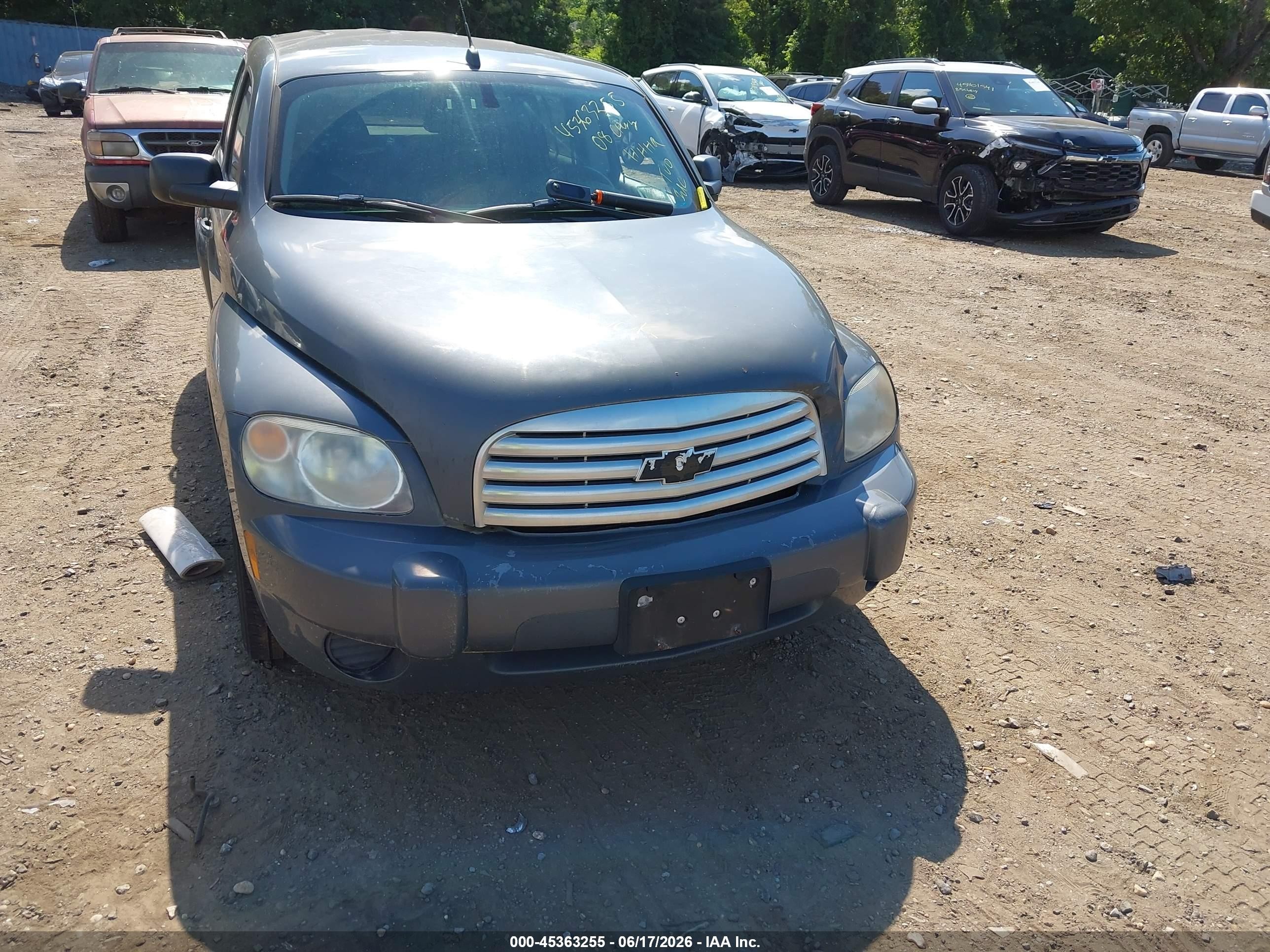 2008 Chevrolet Hhr Ls Pewter vin: 3GNCA13D38S700220