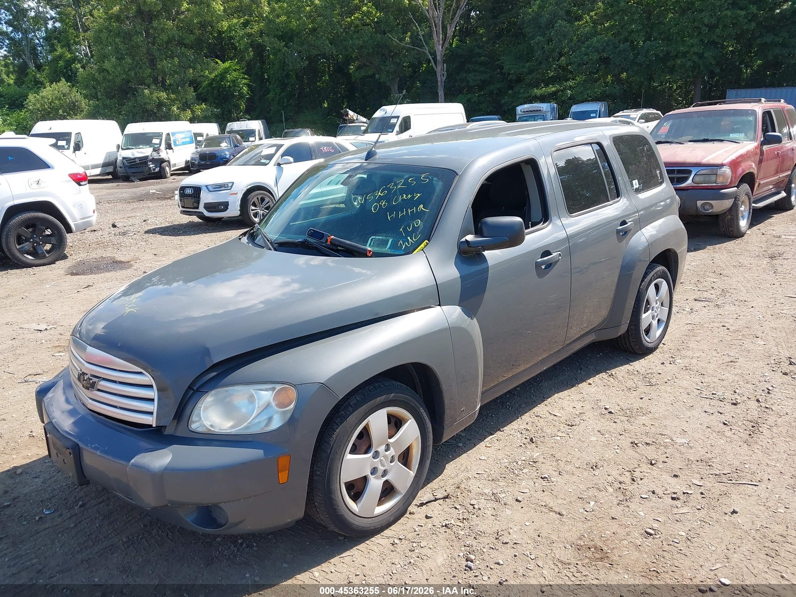 2008 Chevrolet Hhr Ls Pewter vin: 3GNCA13D38S700220