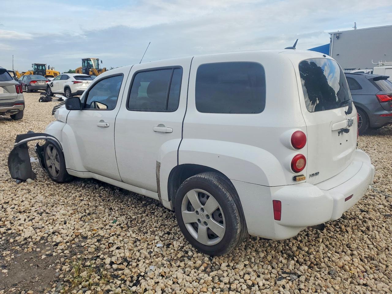 2008 Chevrolet Hhr Ls White vin: 3GNCA13DX8S698790