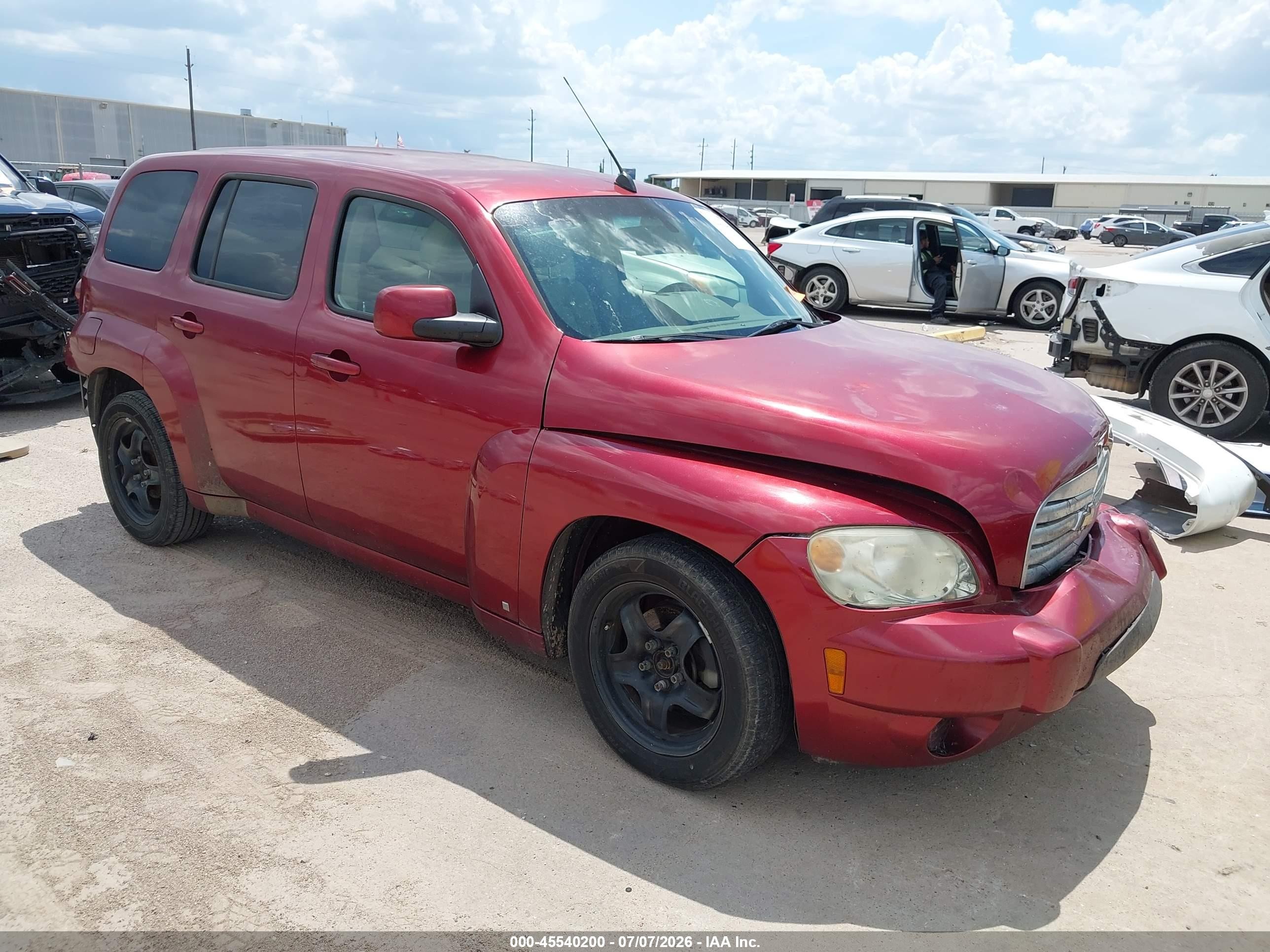 2009 Chevrolet Hhr Lt Red vin: 3GNCA23B19S547357