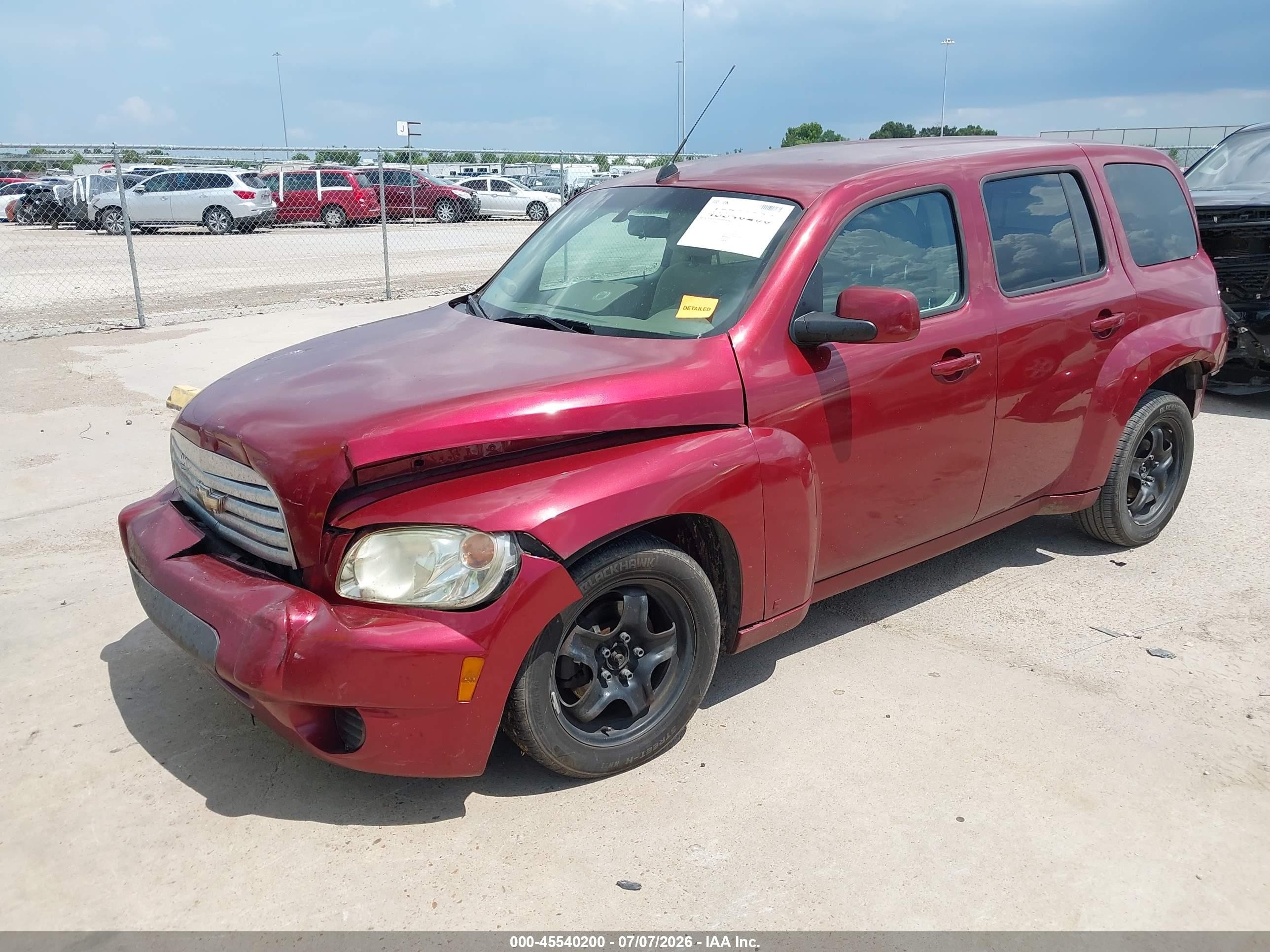 2009 Chevrolet Hhr Lt Красный vin: 3GNCA23B19S547357