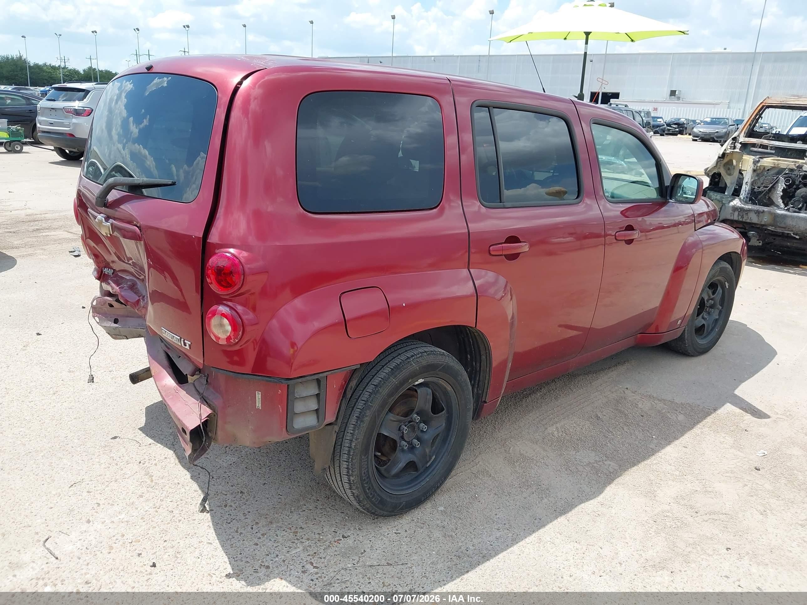 2009 Chevrolet Hhr Lt Красный vin: 3GNCA23B19S547357