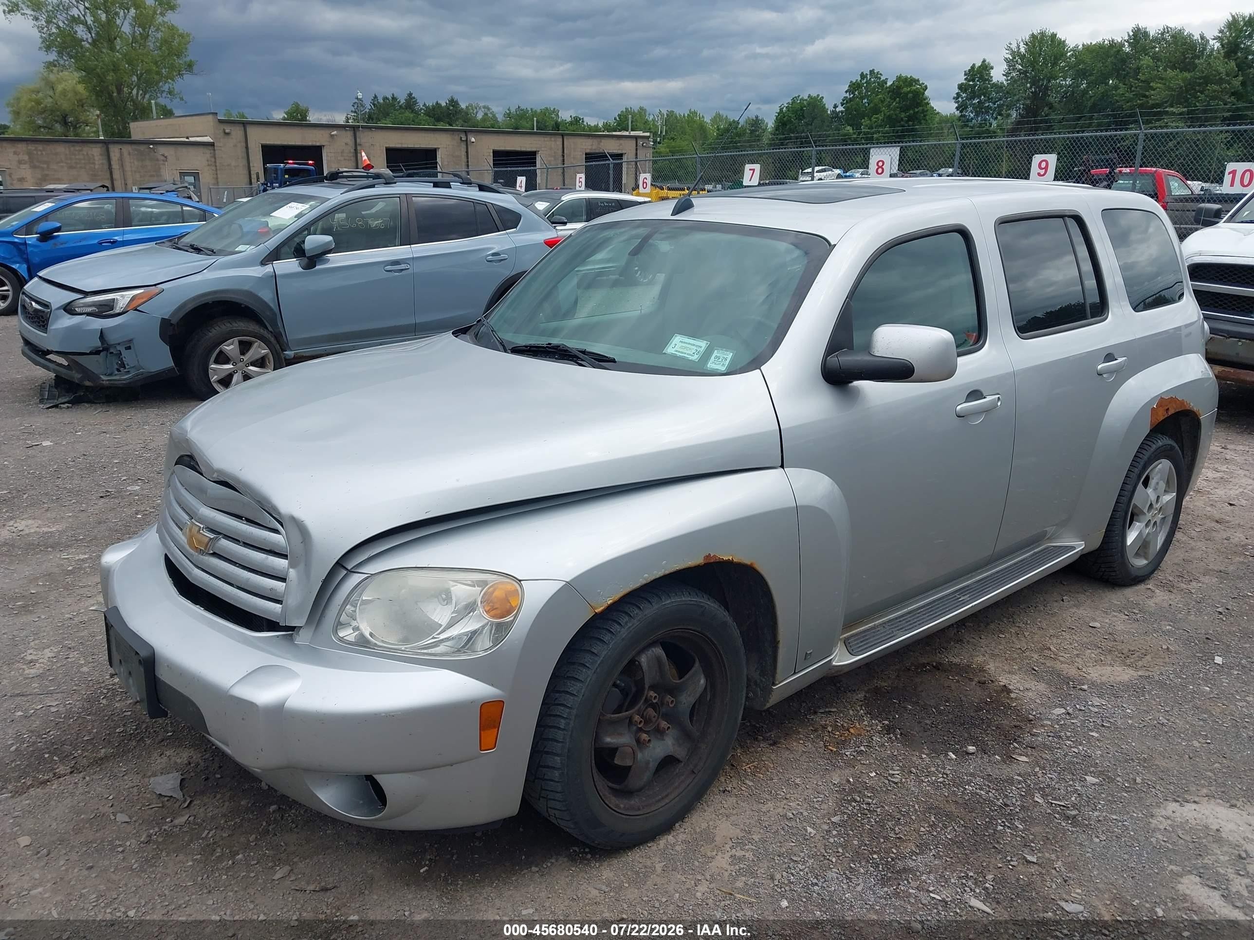 2009 Chevrolet Hhr Lt Серебряный vin: 3GNCA23B69S641718