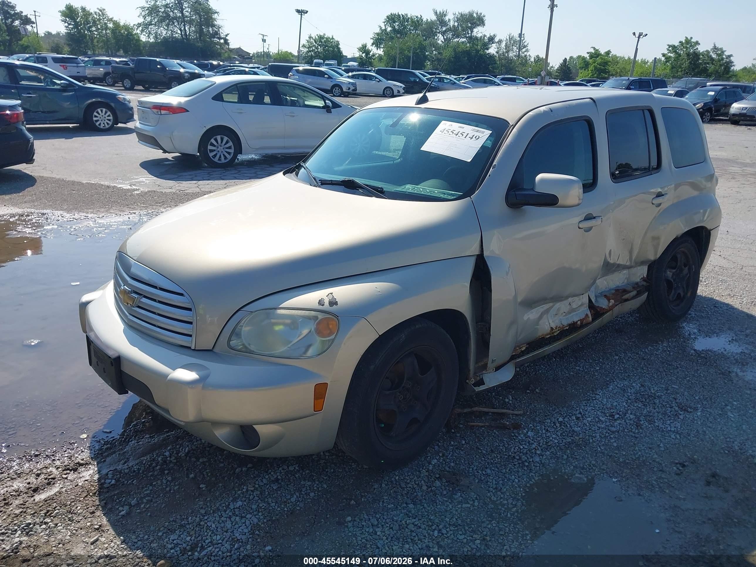 2009 Chevrolet Hhr Lt Gold vin: 3GNCA23B89S638772
