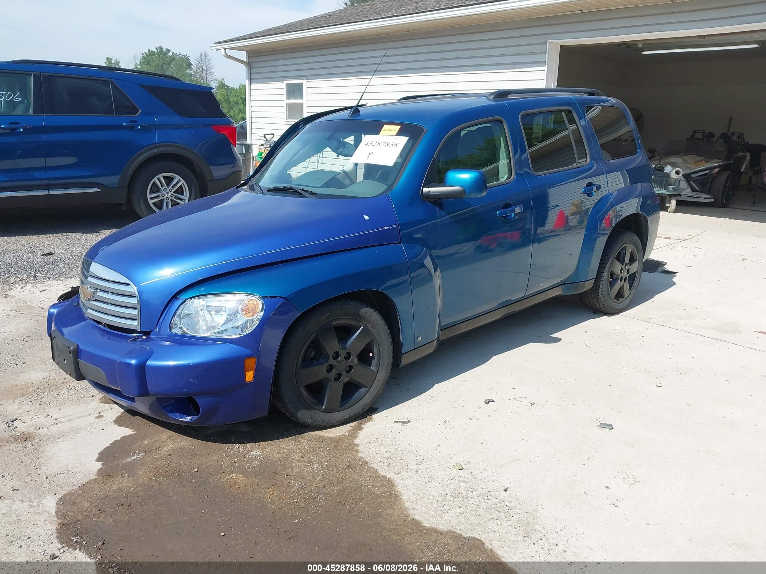 2009 Chevrolet Hhr Lt Blue vin: 3GNCA23B99S537059