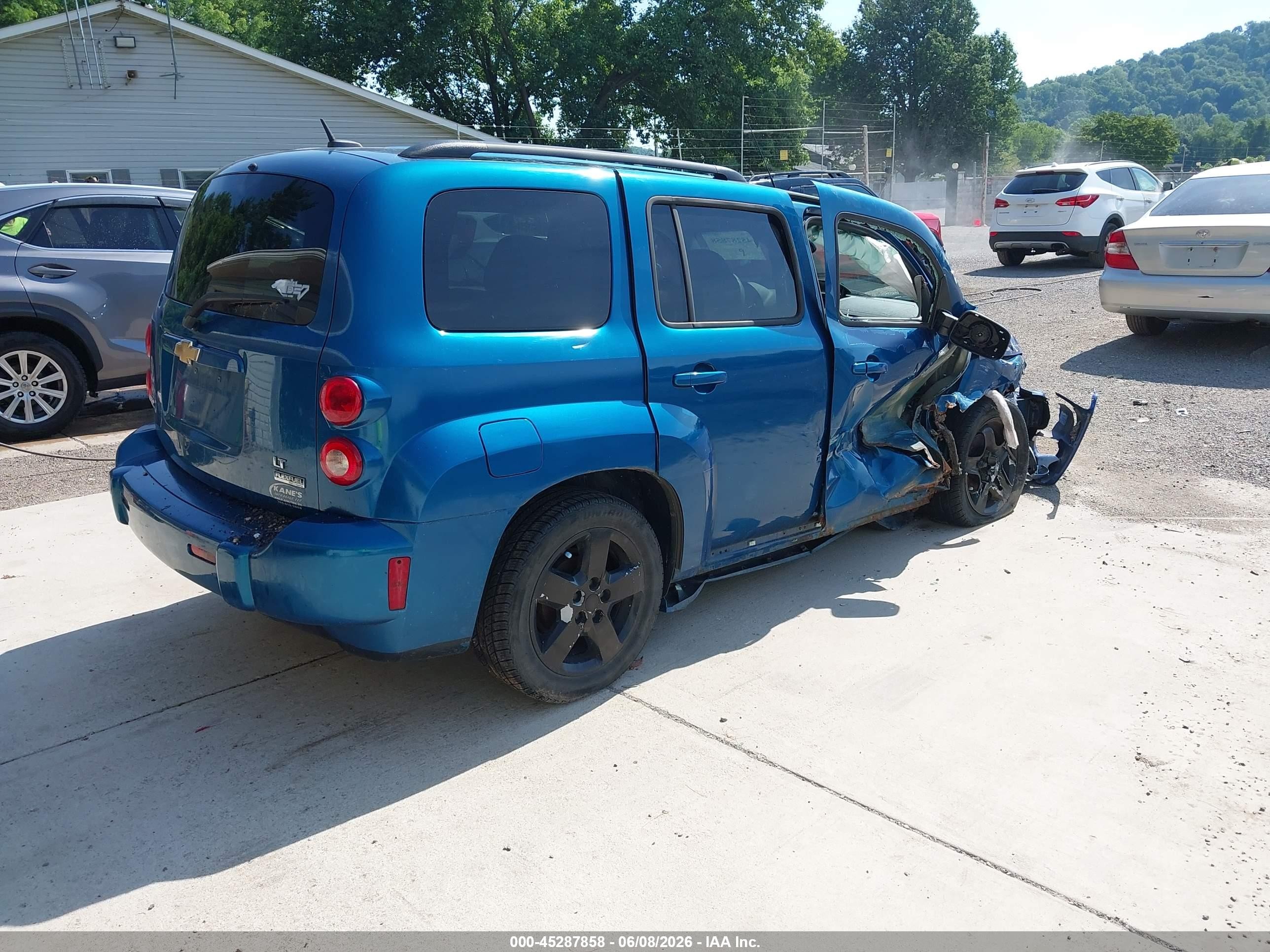 2009 Chevrolet Hhr Lt Blue vin: 3GNCA23B99S537059