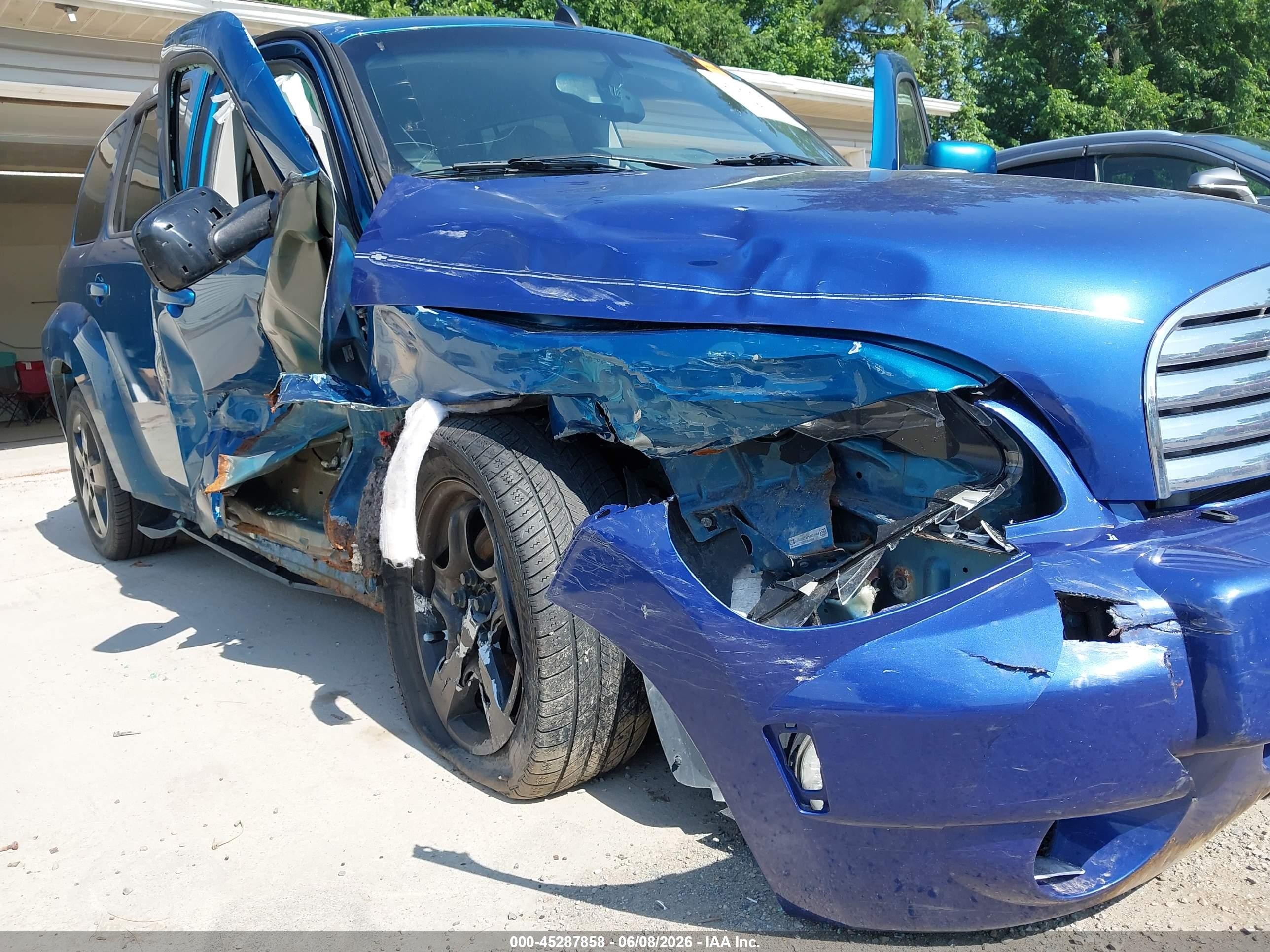 2009 Chevrolet Hhr Lt Blue vin: 3GNCA23B99S537059