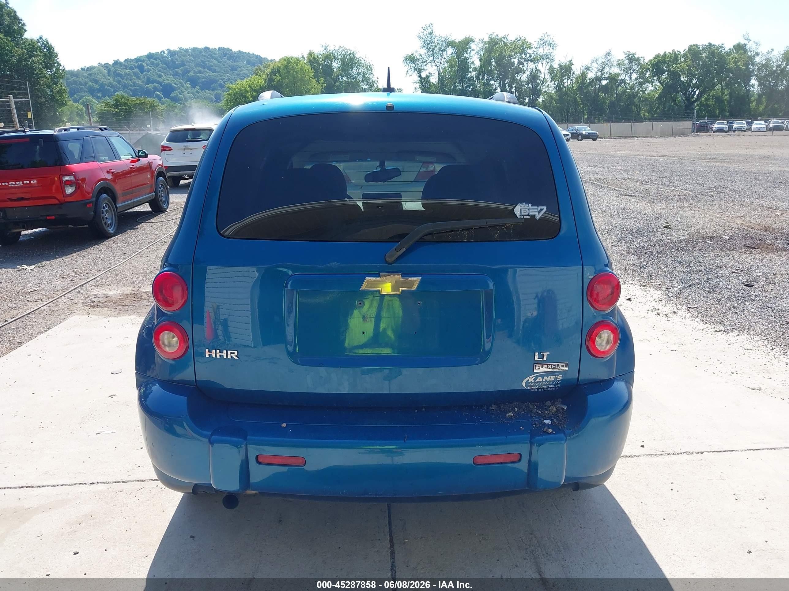 2009 Chevrolet Hhr Lt Blue vin: 3GNCA23B99S537059