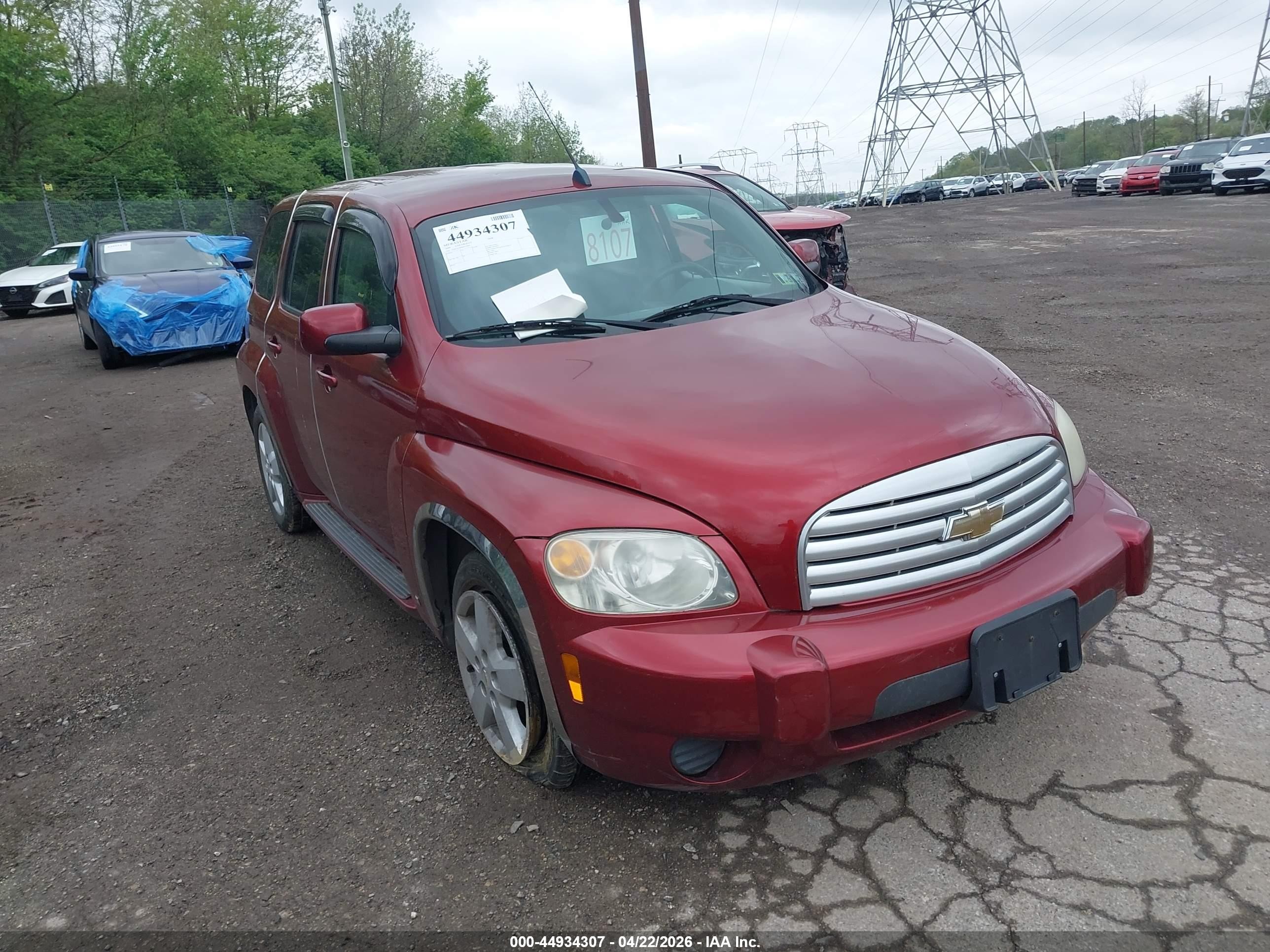 2009 Chevrolet Hhr Lt Red vin: 3GNCA23B99S579845