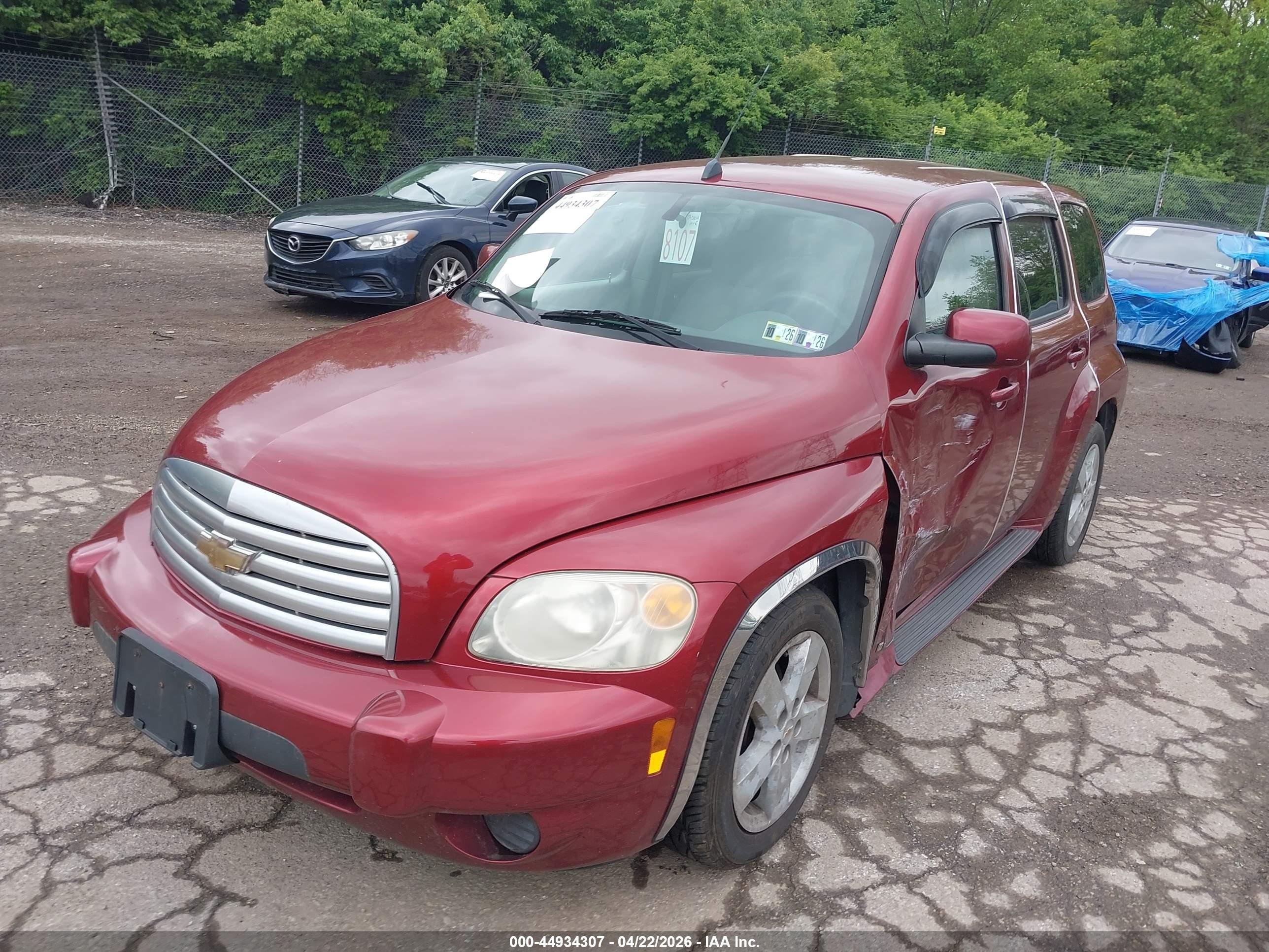 2009 Chevrolet Hhr Lt Red vin: 3GNCA23B99S579845