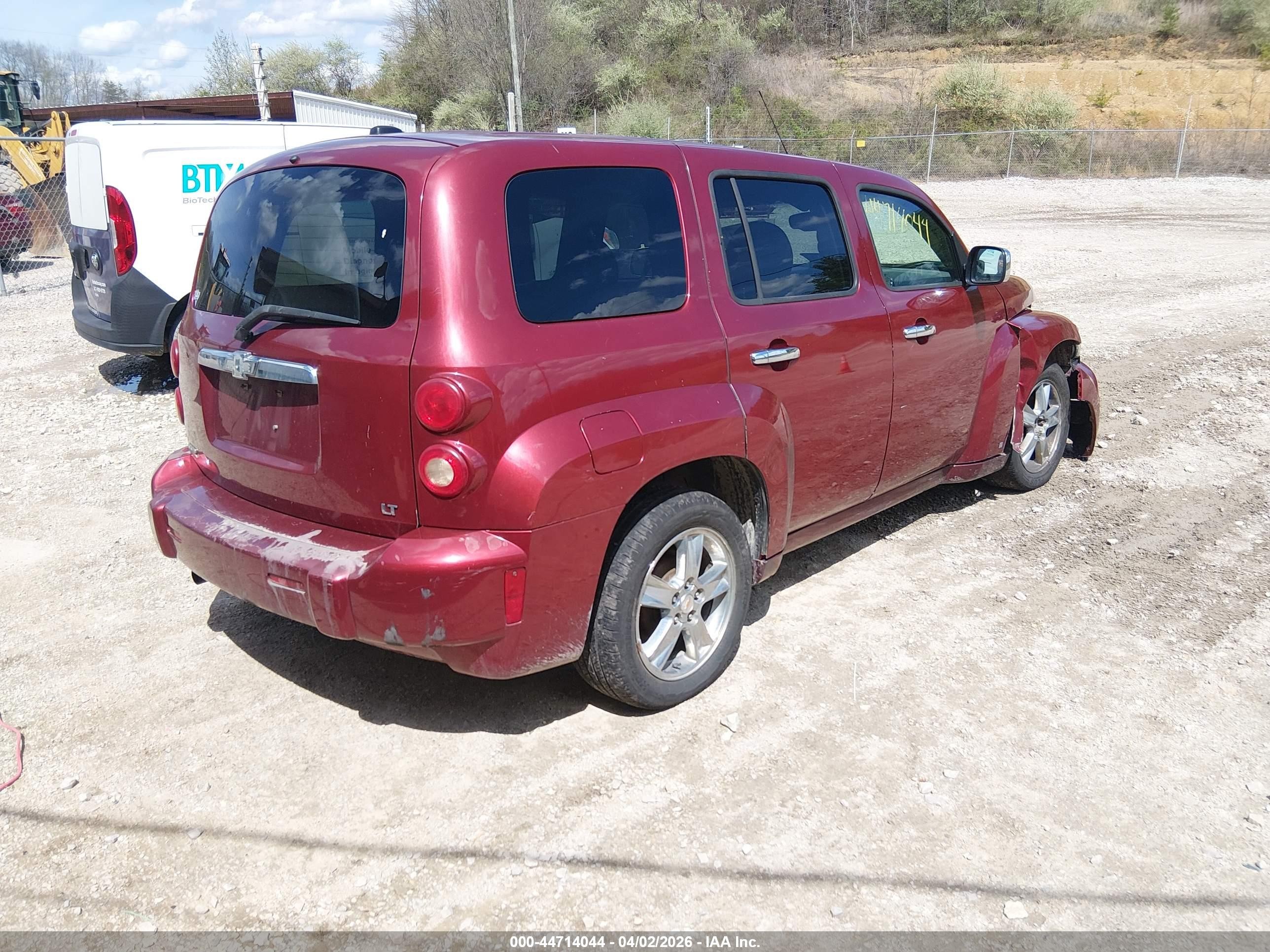 2008 Chevrolet Hhr Lt Темно-бордовый vin: 3GNCA23D38S655396