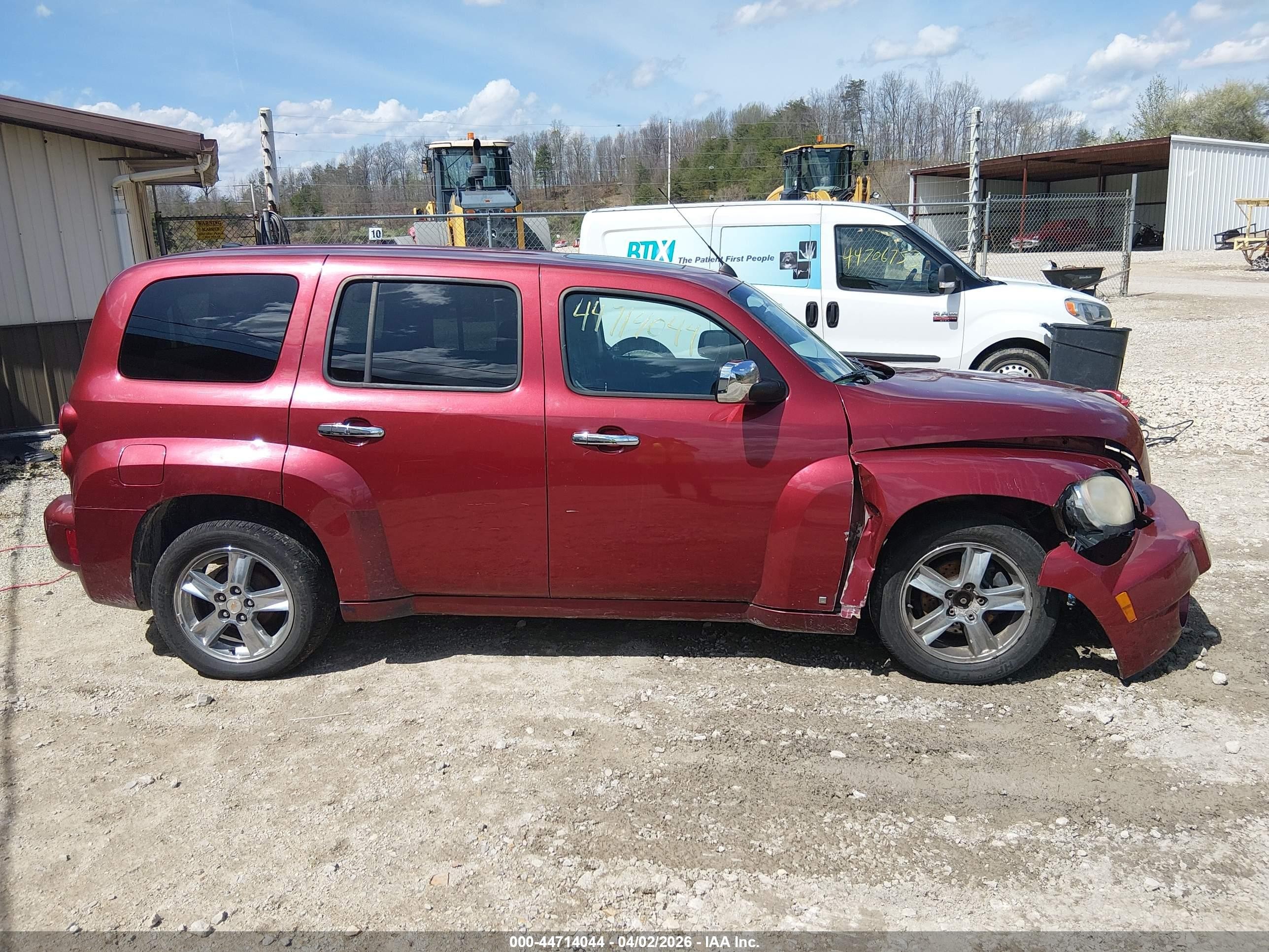 2008 Chevrolet Hhr Lt Темно-бордовый vin: 3GNCA23D38S655396