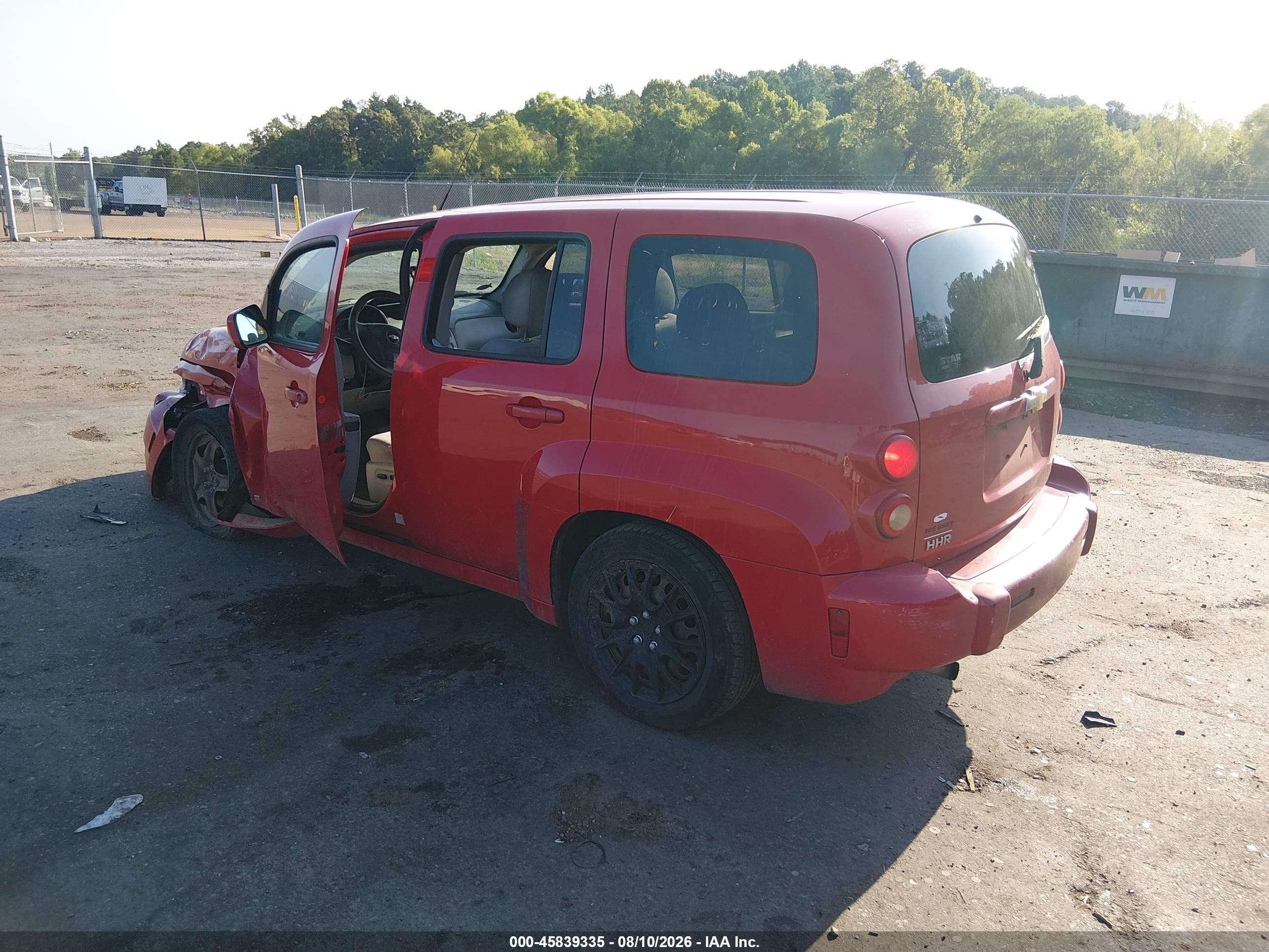 2008 Chevrolet Hhr Lt Red vin: 3GNCA23D48S657108