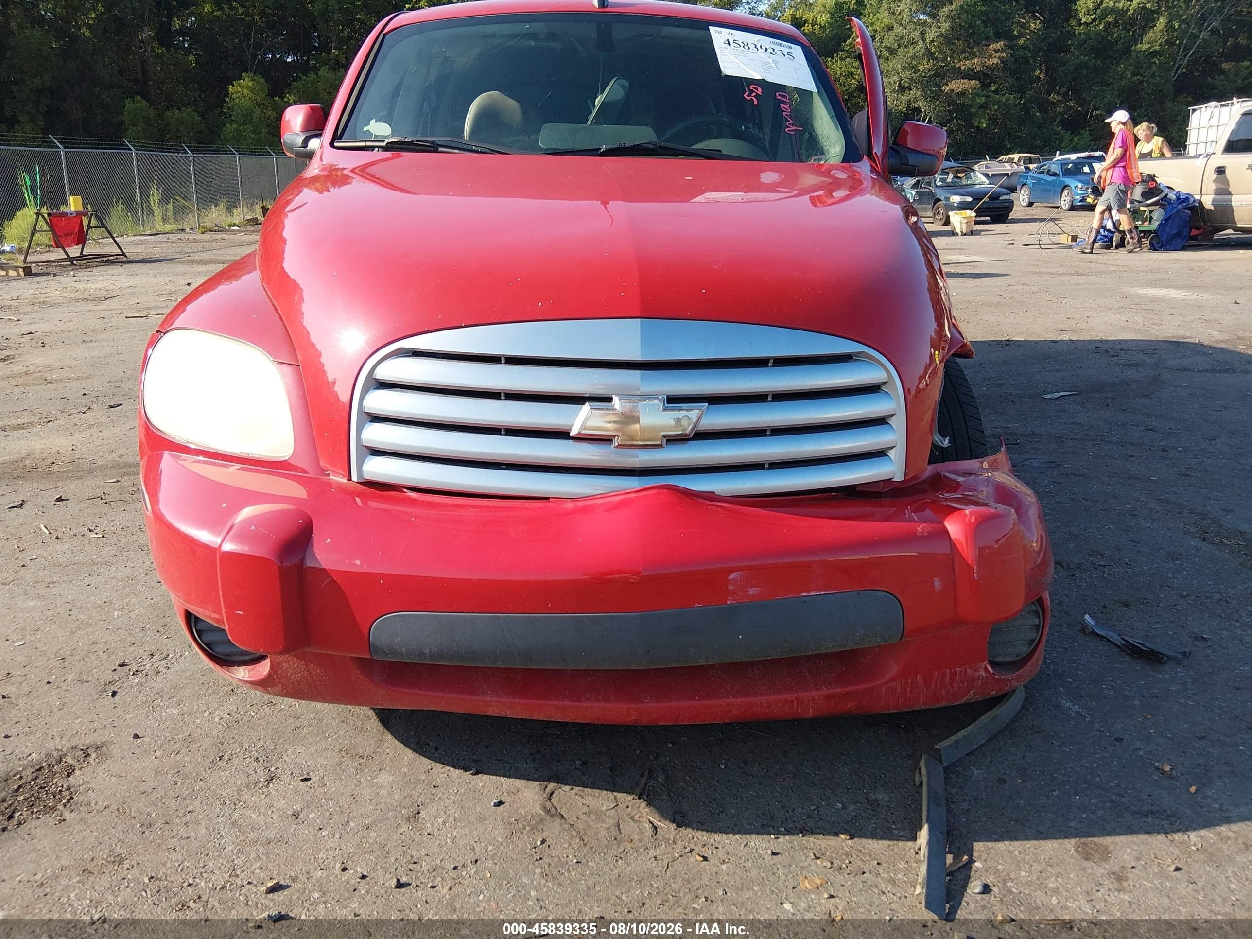 2008 Chevrolet Hhr Lt Red vin: 3GNCA23D48S657108